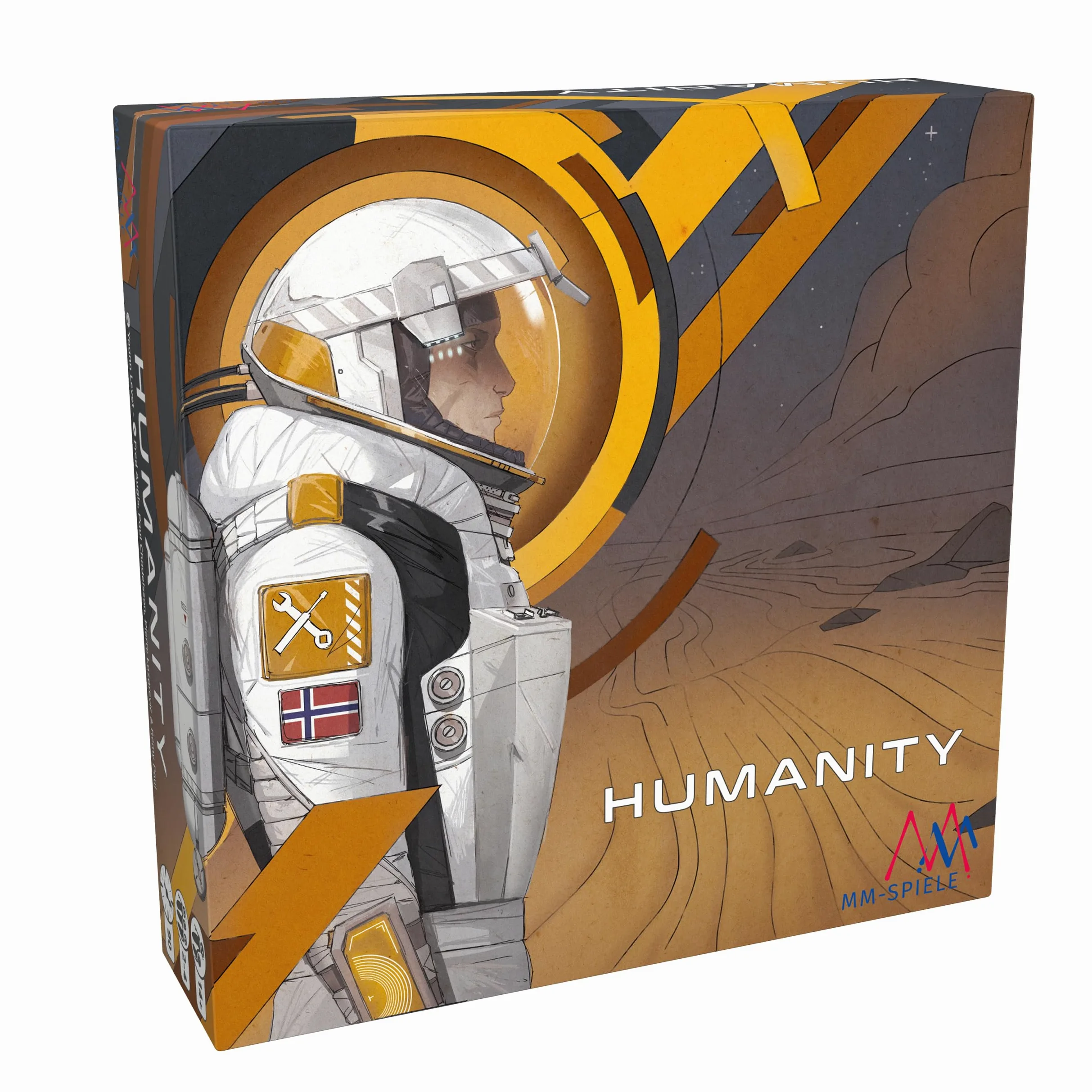 Humanity, Jeu de Stratégie, Explorez le Titane de la Lune Saturne, Construisez Votre Base, Menez Des Expériences, Parfait Pour Les Amis Scientifiques Et Les Stratèges, Pour 2-4 Joueurs À
