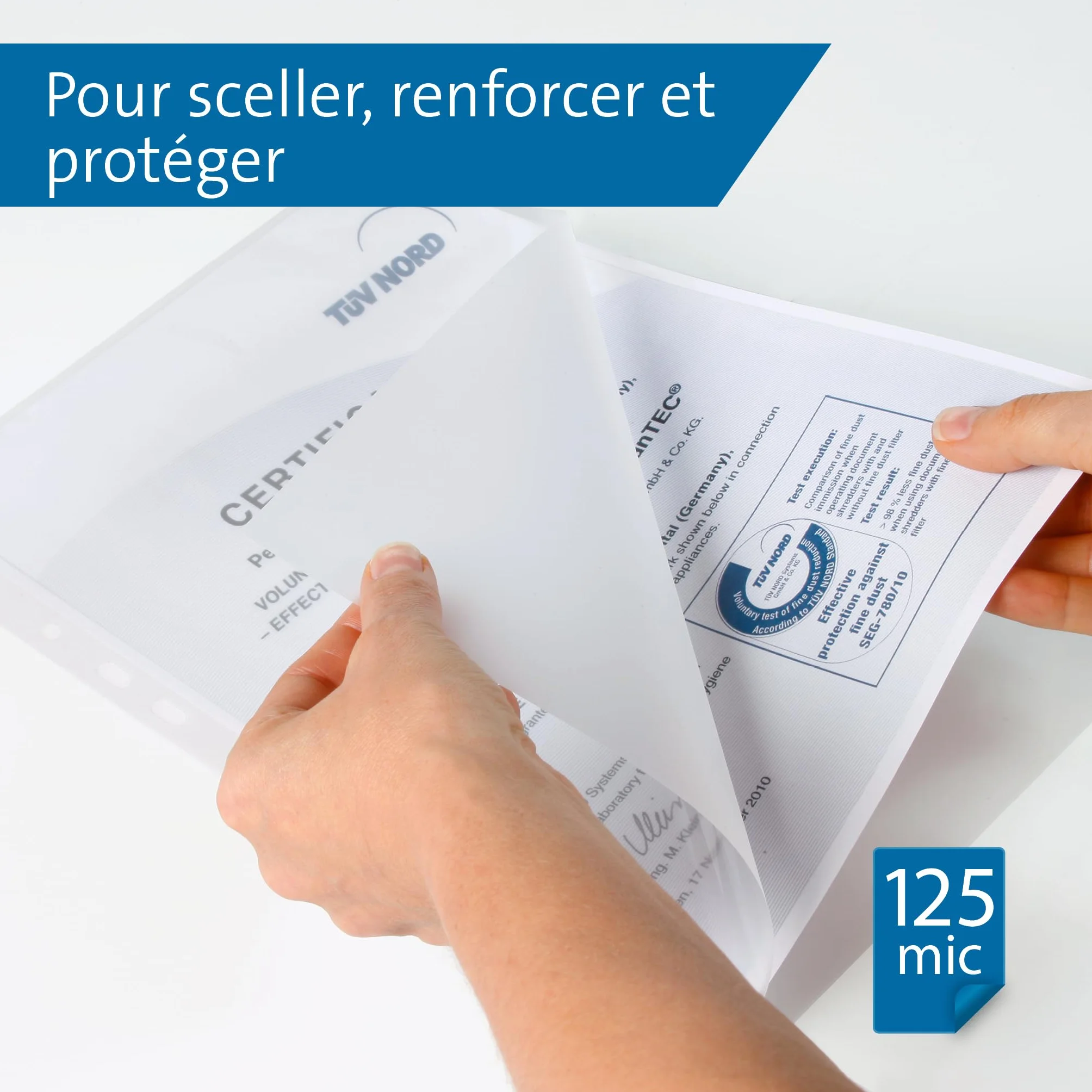 Dahle Bürotechnik Pochette A4 125 microns 216 x 303 mm 100 pièces