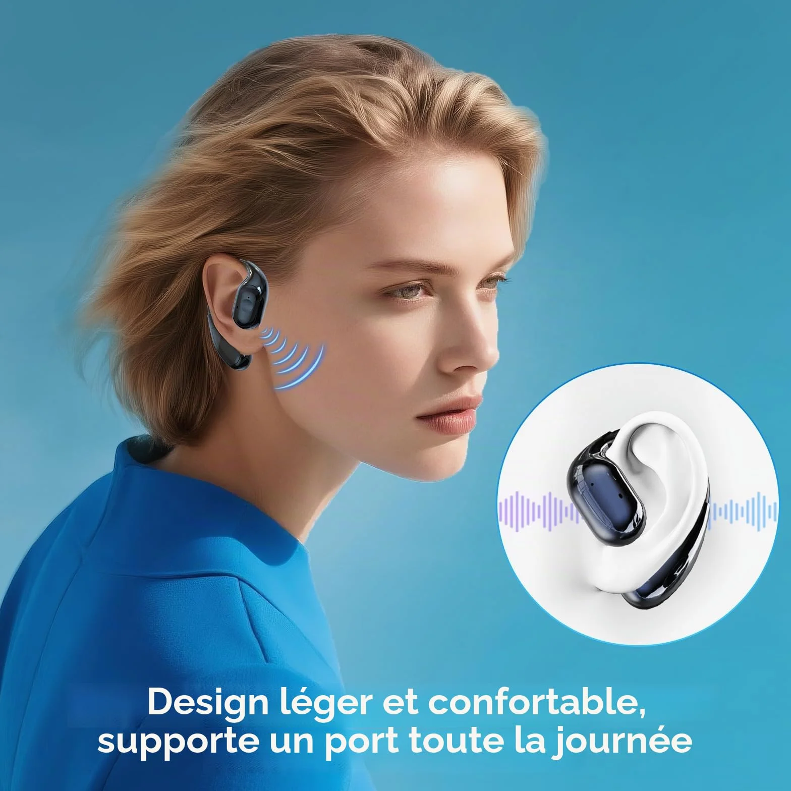 Ecouteur Traducteur Instantané Ai Ninonly 150 Langues 6 Modes Bluetooth 5.4