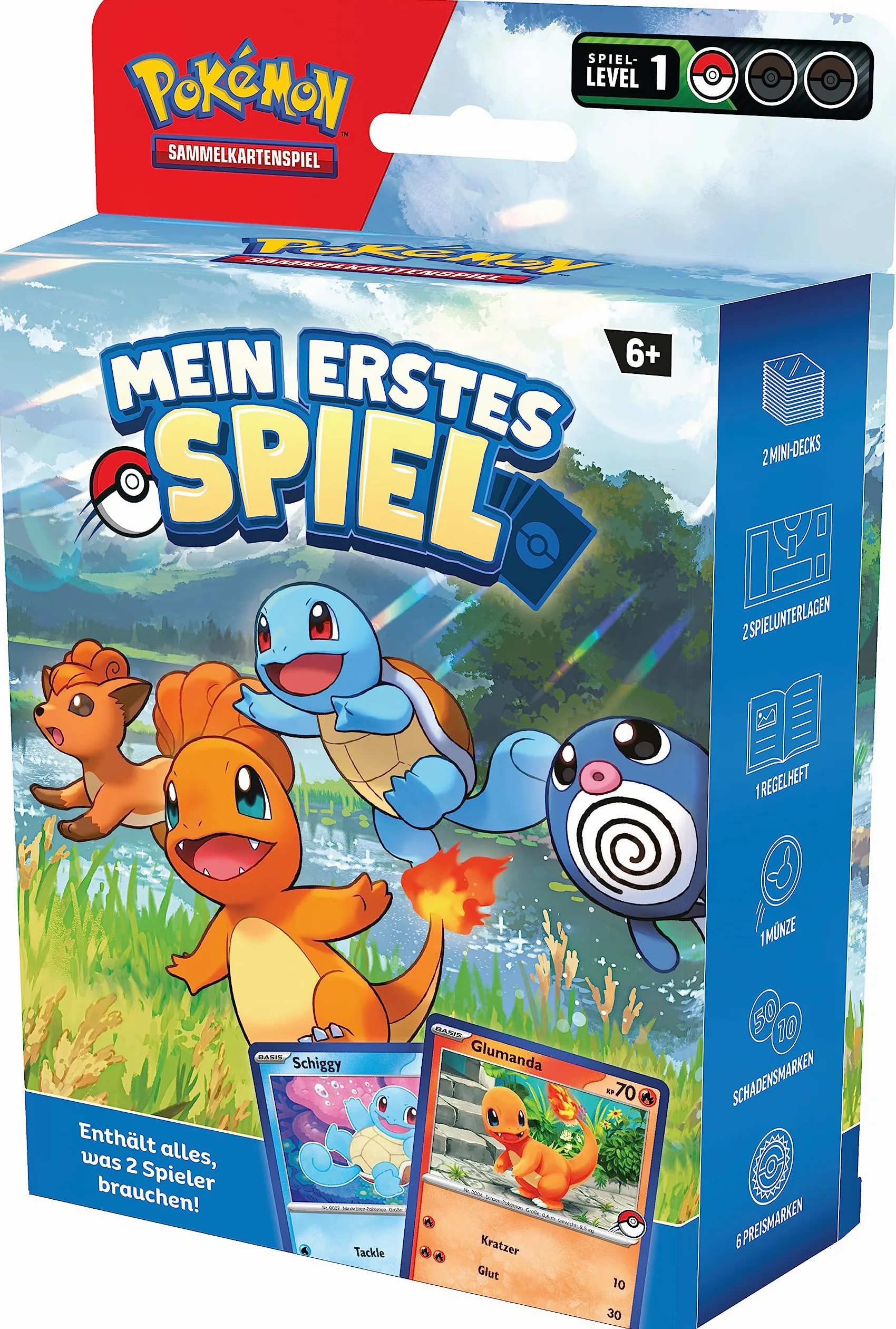 Pokémon Starter-Set My First Game-Glumanda and Schiggy