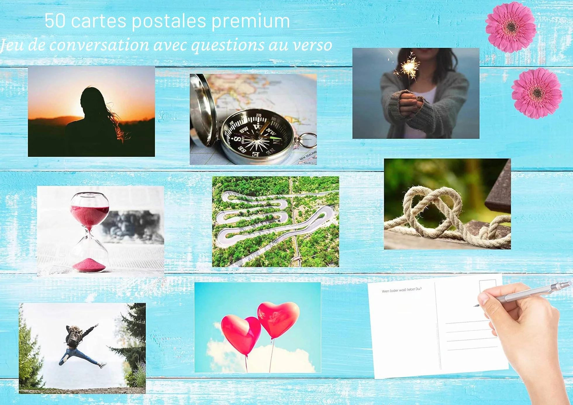 Edition Seidel Set de 50 cartes postales de motivation pour formation en communication