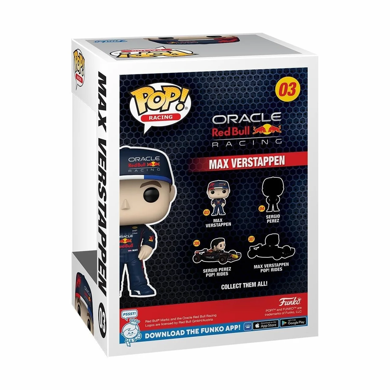 Funko Pop! Racing: Max Verstappen - Red Bull Racing Figurine en Vinyle de Collection