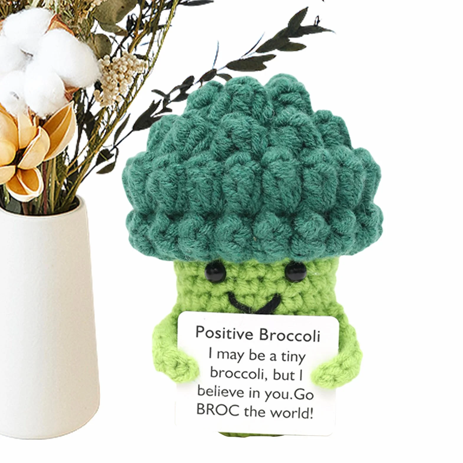 Positive Motivante Brocoli Jouet Déco Bureau Étudiant Enseignant Infirmier Anniversaire Noël