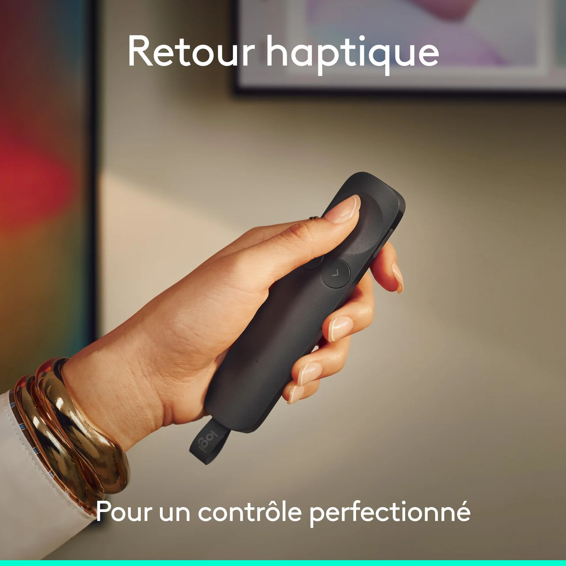 Logitech Spotlight 2 télécommande de présentation sans fil avec retour haptique, pointeur laser Bluetooth USB-C Noir