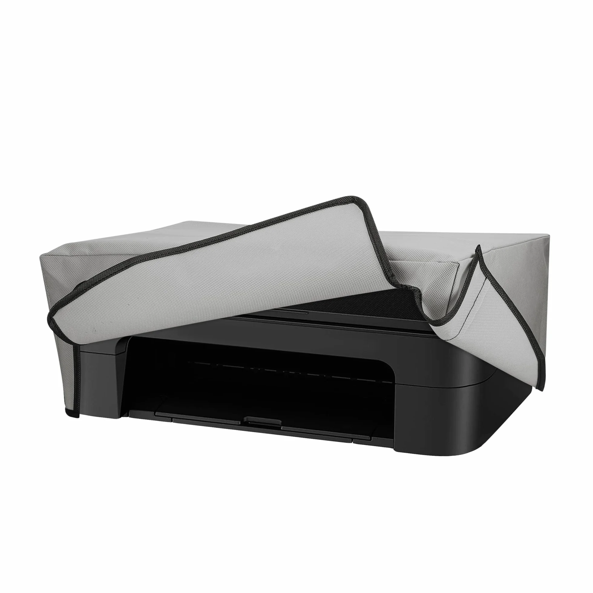 Kwmobile Housse compatible Canon PIXMA TS3550i TS3551i, Protection imprimante gris clair