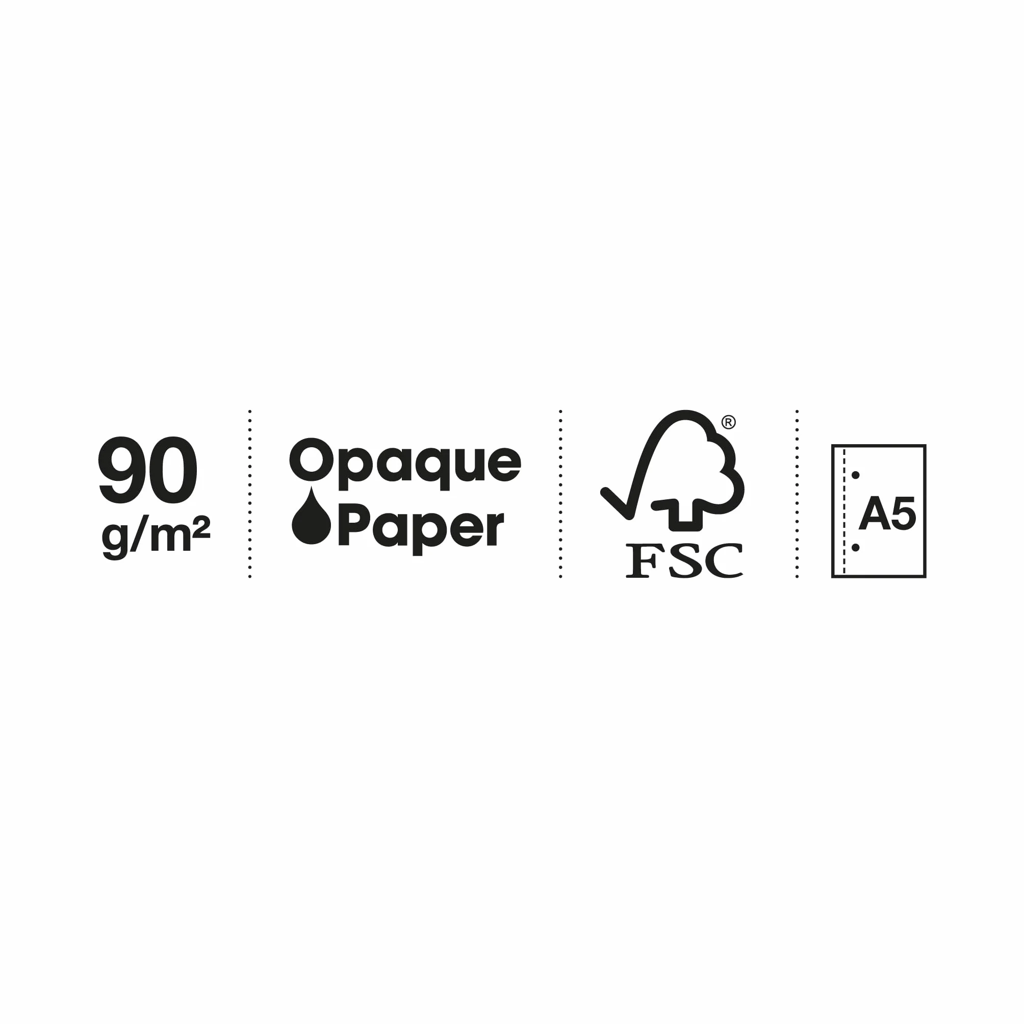 Miquelrius Carnet de notes A5 Emotions 120 feuilles quadrillées 5 mm papier 90 g/m² bleu ciel