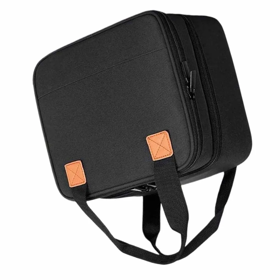 Étui de protection de voyage Canon SELPHY CP1500 CP1300 CP1200 avec séparateur amovible et poche zippée Noir