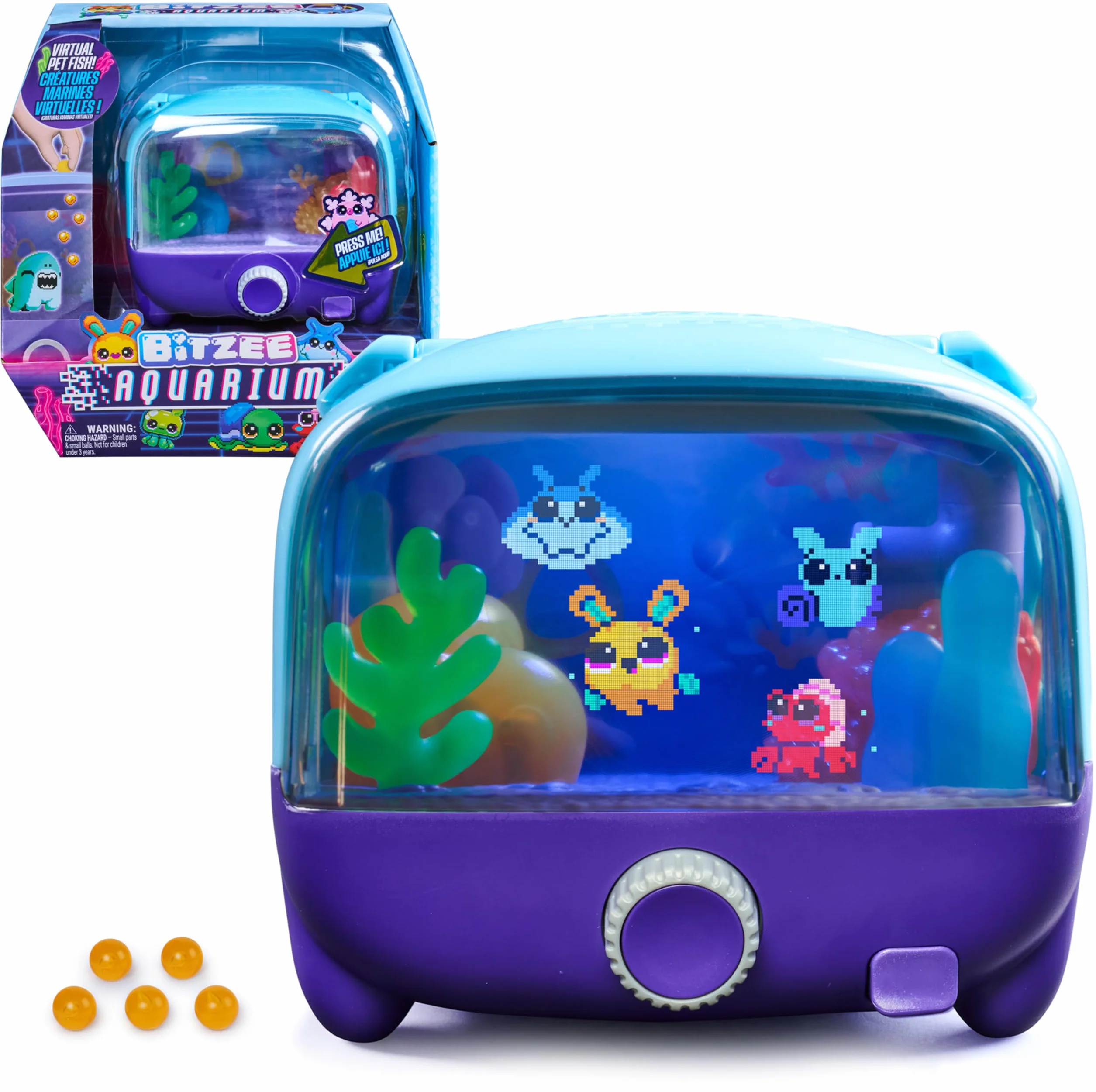 Bitzee Aquarium 30 Animaux Interactifs Jouet Enfant 5 Ans+