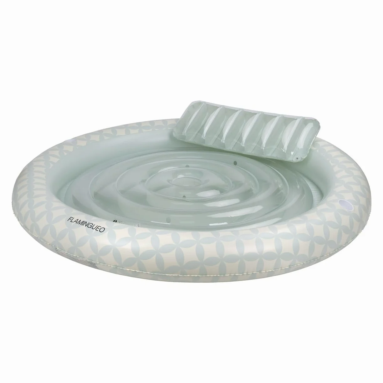 Flamingueo Bouee Piscine - Matelas Piscine, Bouee Piscine Adulte, Matelas de Plage, Accessoires Piscine, Bouée, Tanning Pool (204 x 204 x 52 cm)