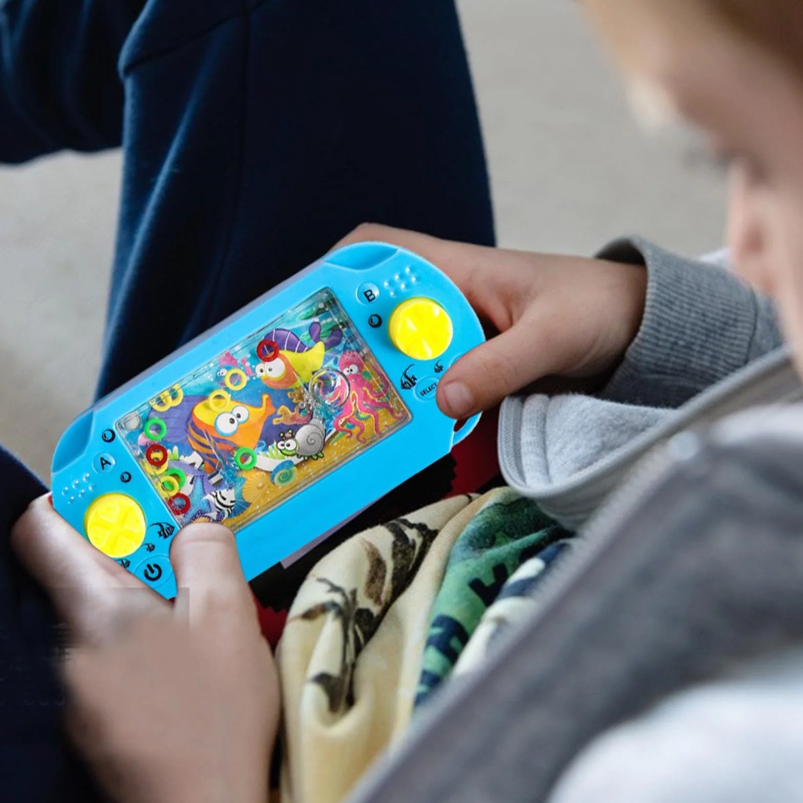 Jeu d'eau Portable Mini avec Anneau d'eau, Jeux rétro – Fournitures éducatives pour enfant