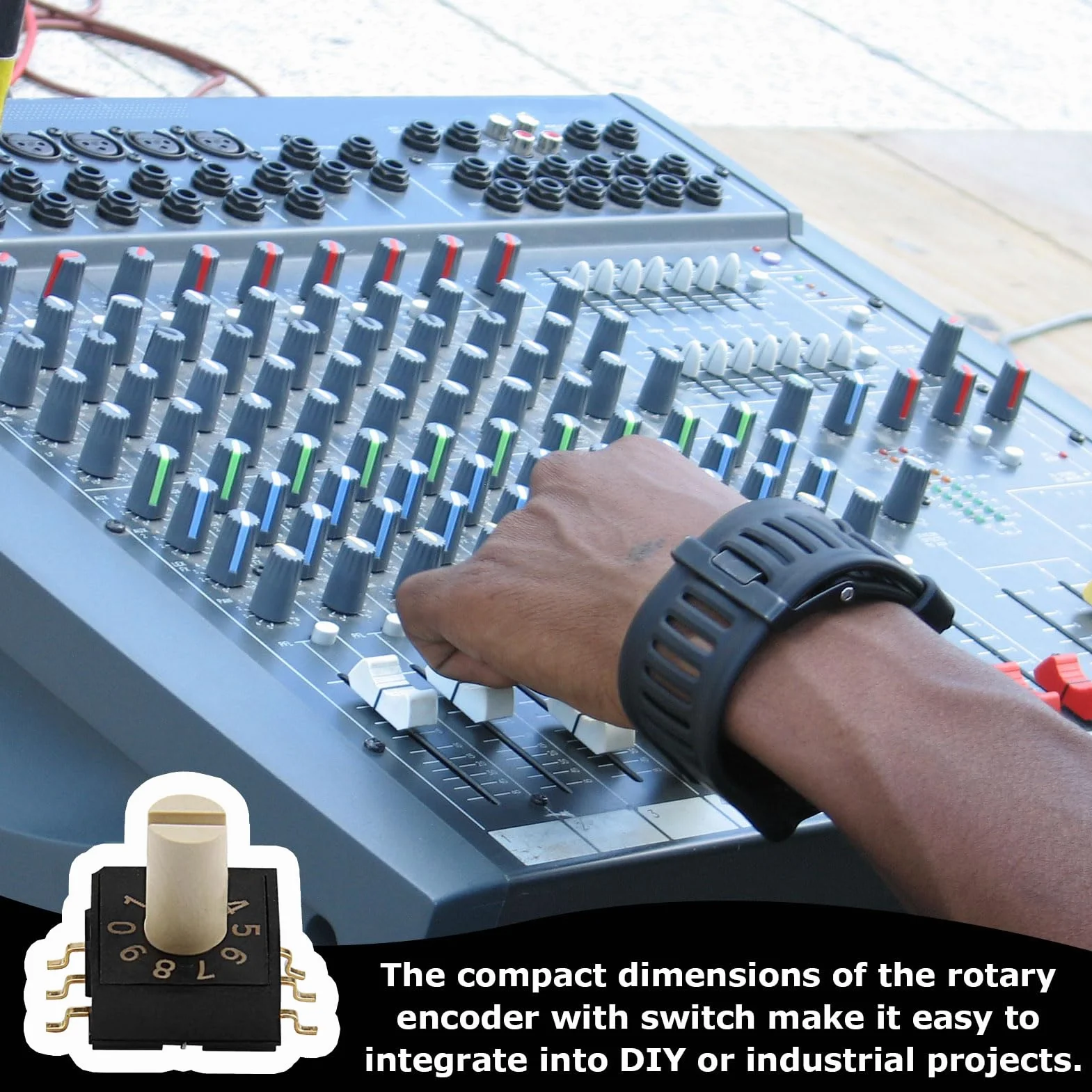 Commutateur RM3HAF-10 Interrupteur Rotatif 3 positions Audio Vidéo
