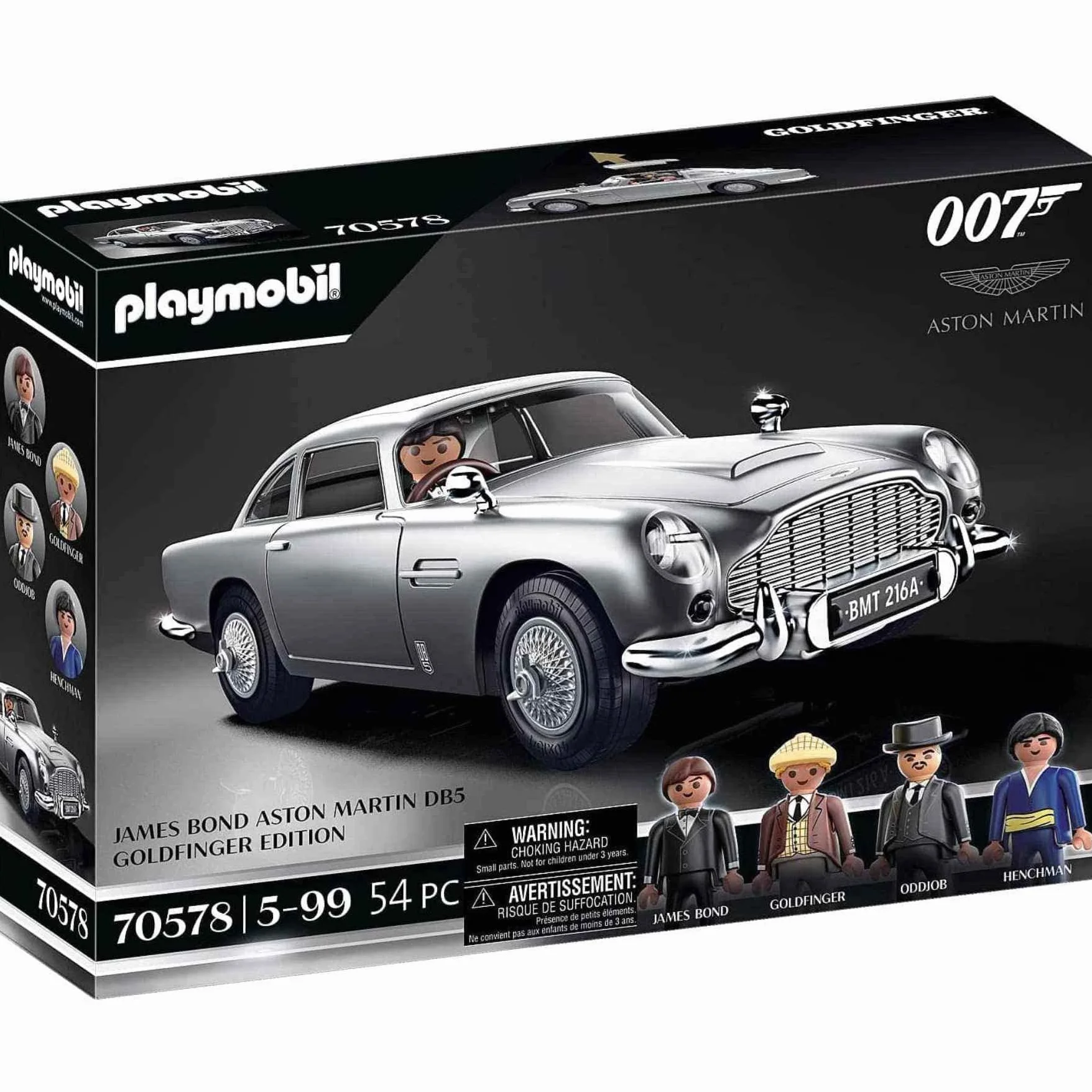 Playmobil 70578 James Bond Aston Martin DB5 – Edition Goldfinger - Movie Cars