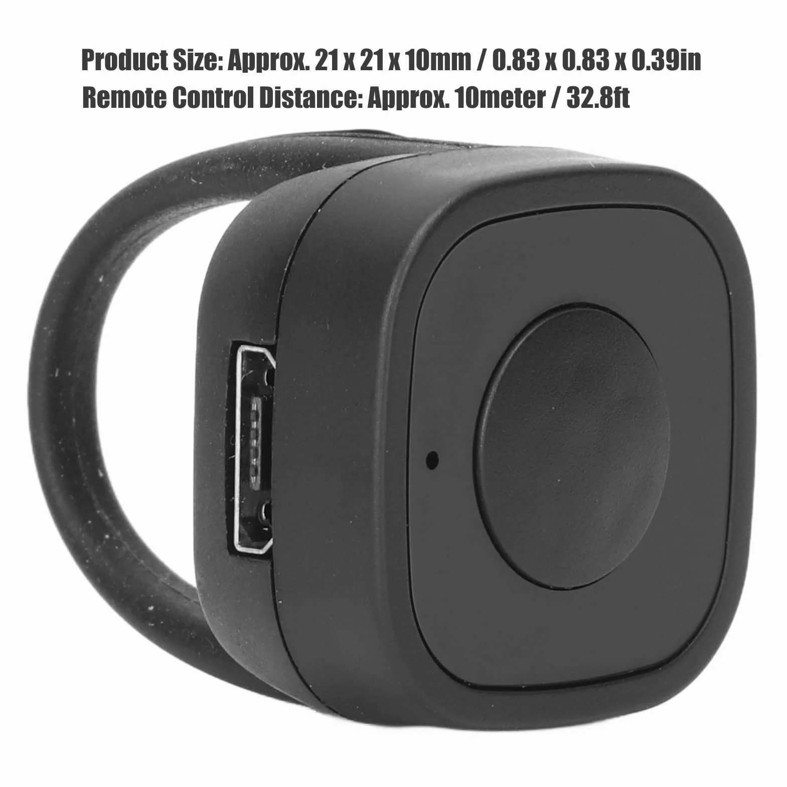 Tourneur de Page Bluetooth Télécommandé pour Selfie Vidéo Lecture Anneau de Défilement