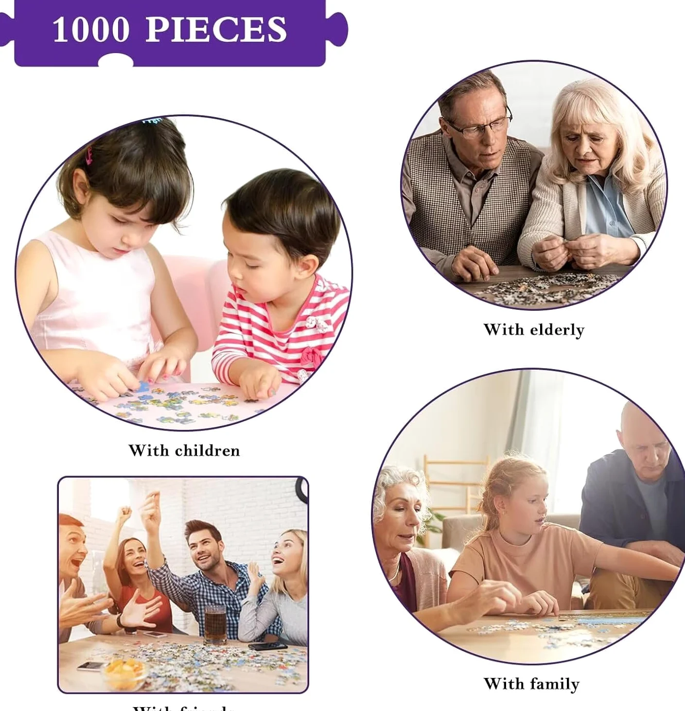 Puzzle 2000 Pièces, Chat Blanc Adultes Puzzle 2000, Jeu Éducatif Puzzles, Classique Jigsaw Puzzles, Défi Impossible, Jeu D'adresse pour Toute la Famille, Décoration de la Les Murs FNKL4-43