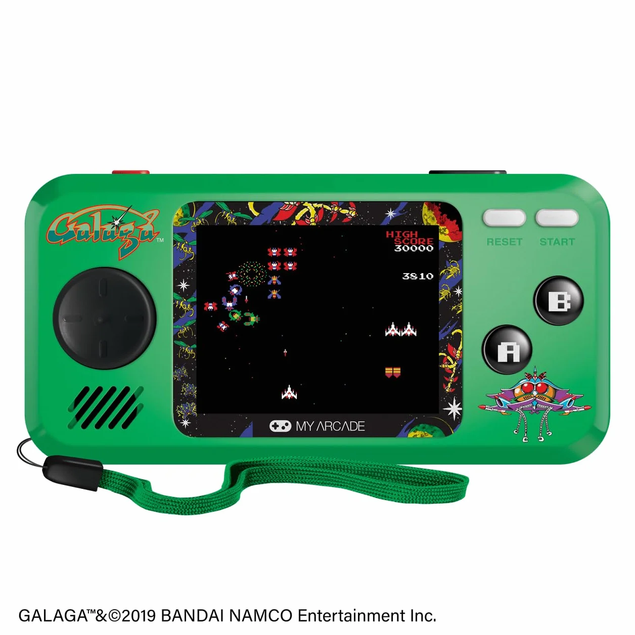 My Arcade - Pocket Player Galaga - Console de Jeu Portable - 3 Jeux en 1