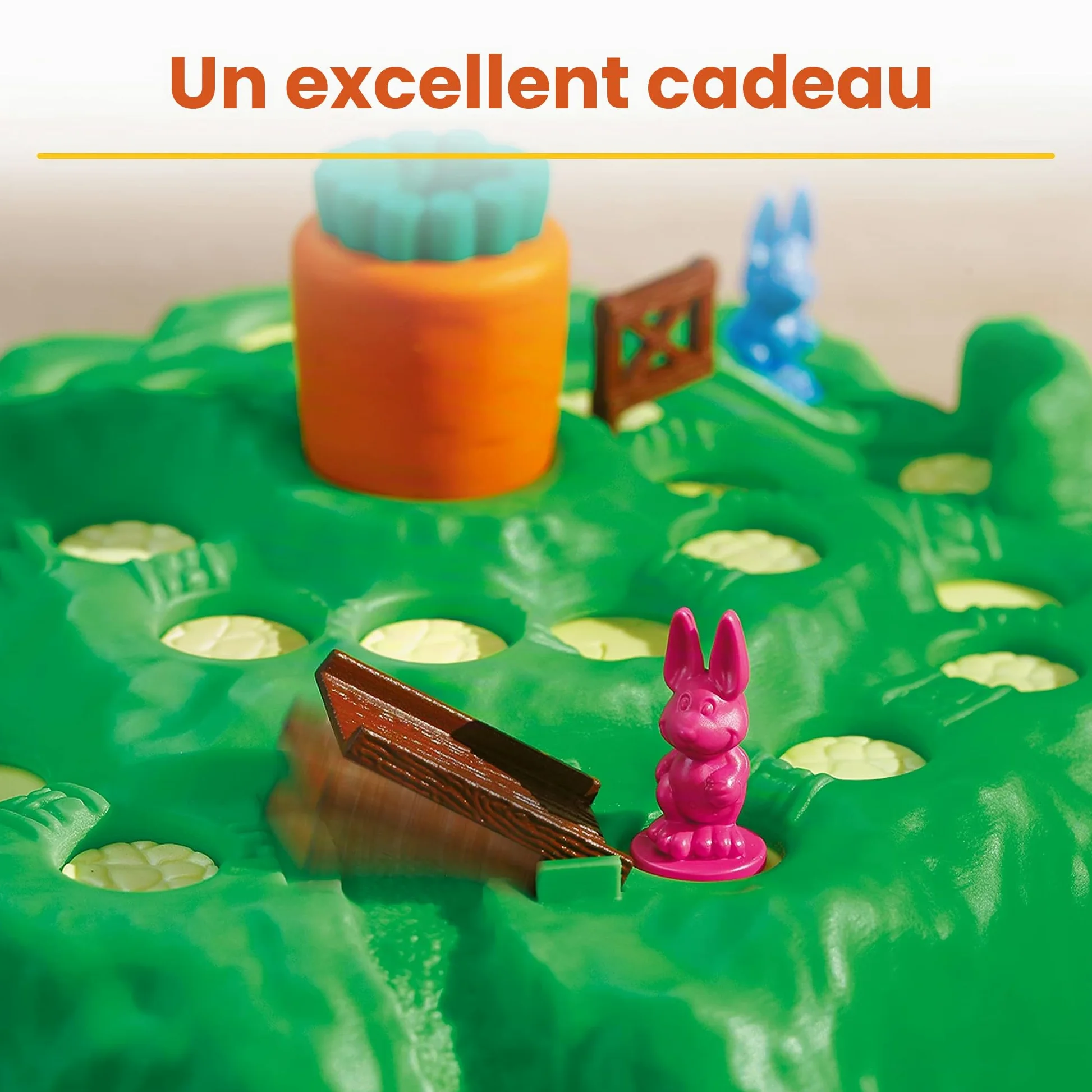Ravensburger Jeu de Lapin Amusant pour Enfants de 4 Ans et Plus - 2 à 4 Joueurs - Cadeaux pour Enfants, Vert