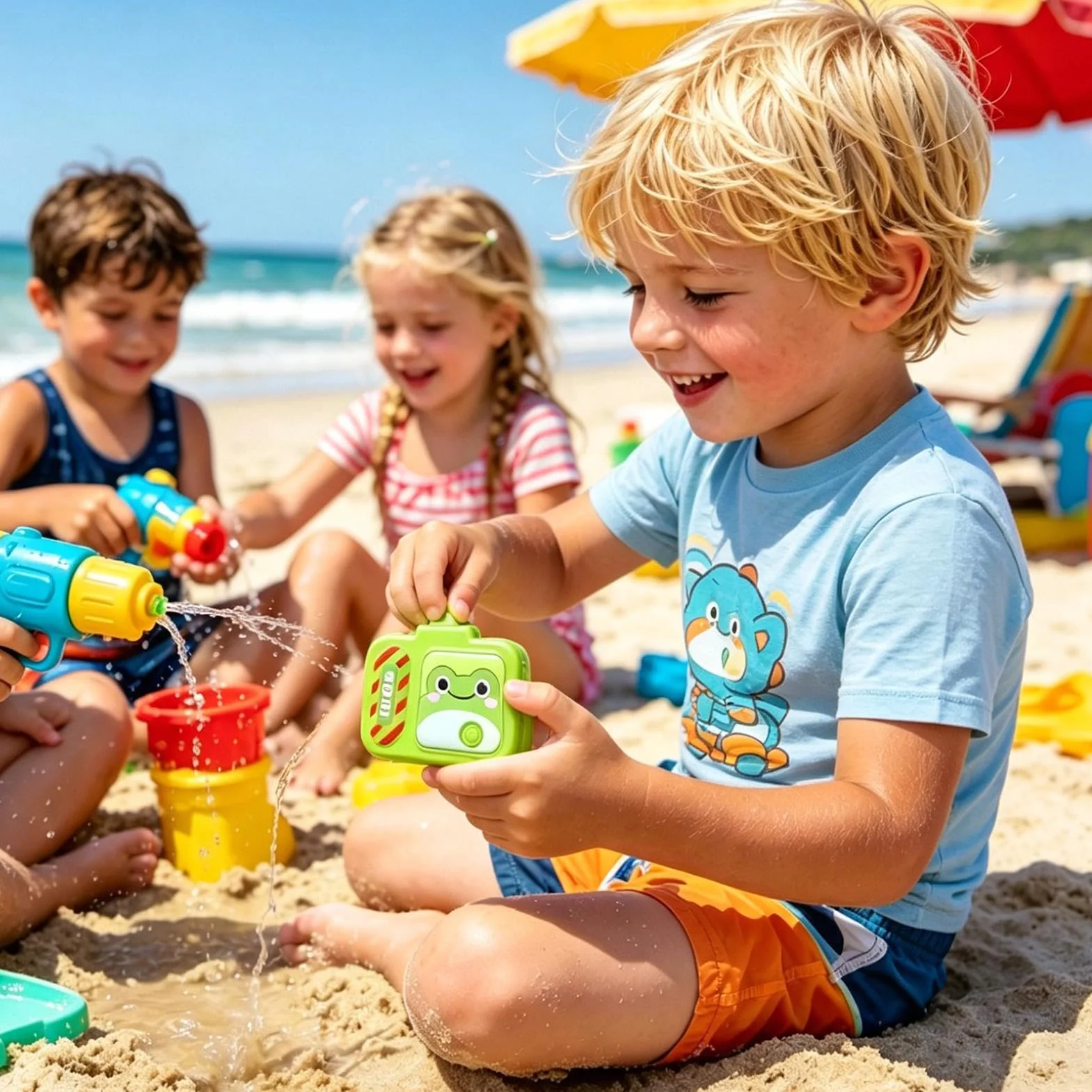 Jeux d'arrosage à Eau pour Gamins Jouet interactif Parent-Enfant Vaporisateur d'eau Enfant garçons Filles Adolescents