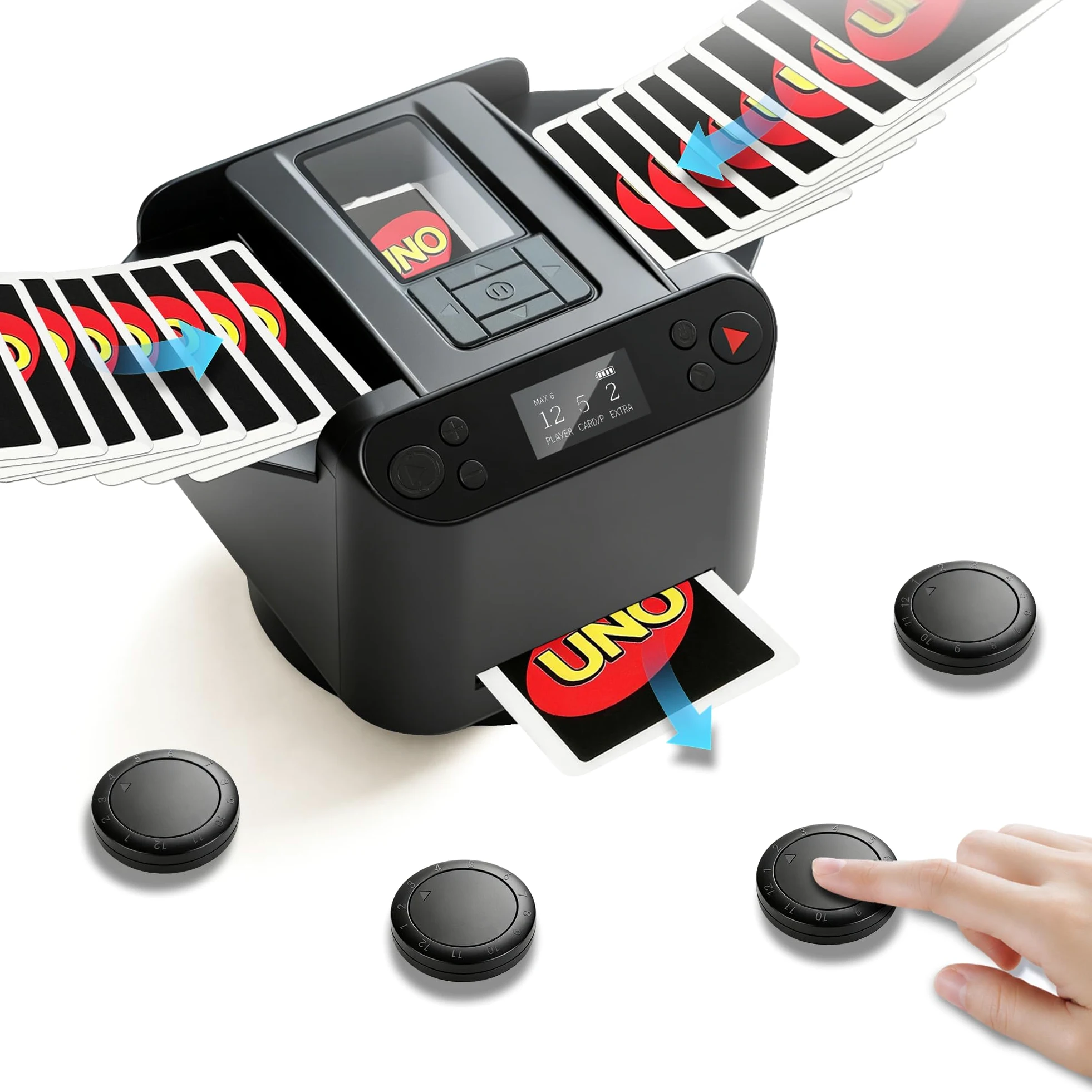 Mélangeur et distributeur automatique de cartes
