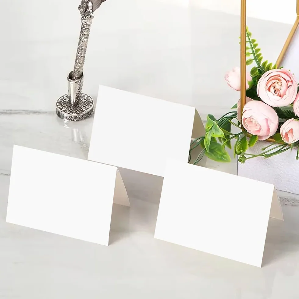 Cartes Postales Vierges A6 54pcs Blanc 15x10cm 210g/m² pour Imprimante Écriture DIY