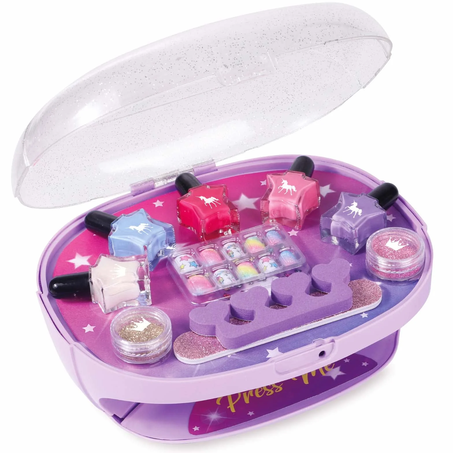 Tacobear Kit Manucure Enfant Vernis à Ongles Pelable Autocollants Ongles Machine à Ongles Fille