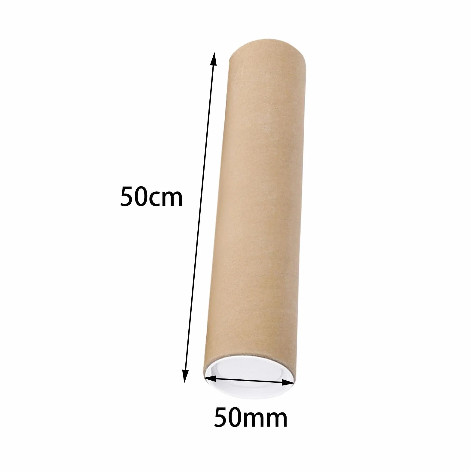 Amagogo Tubes en carton pour affiches avec bouchons 50CM