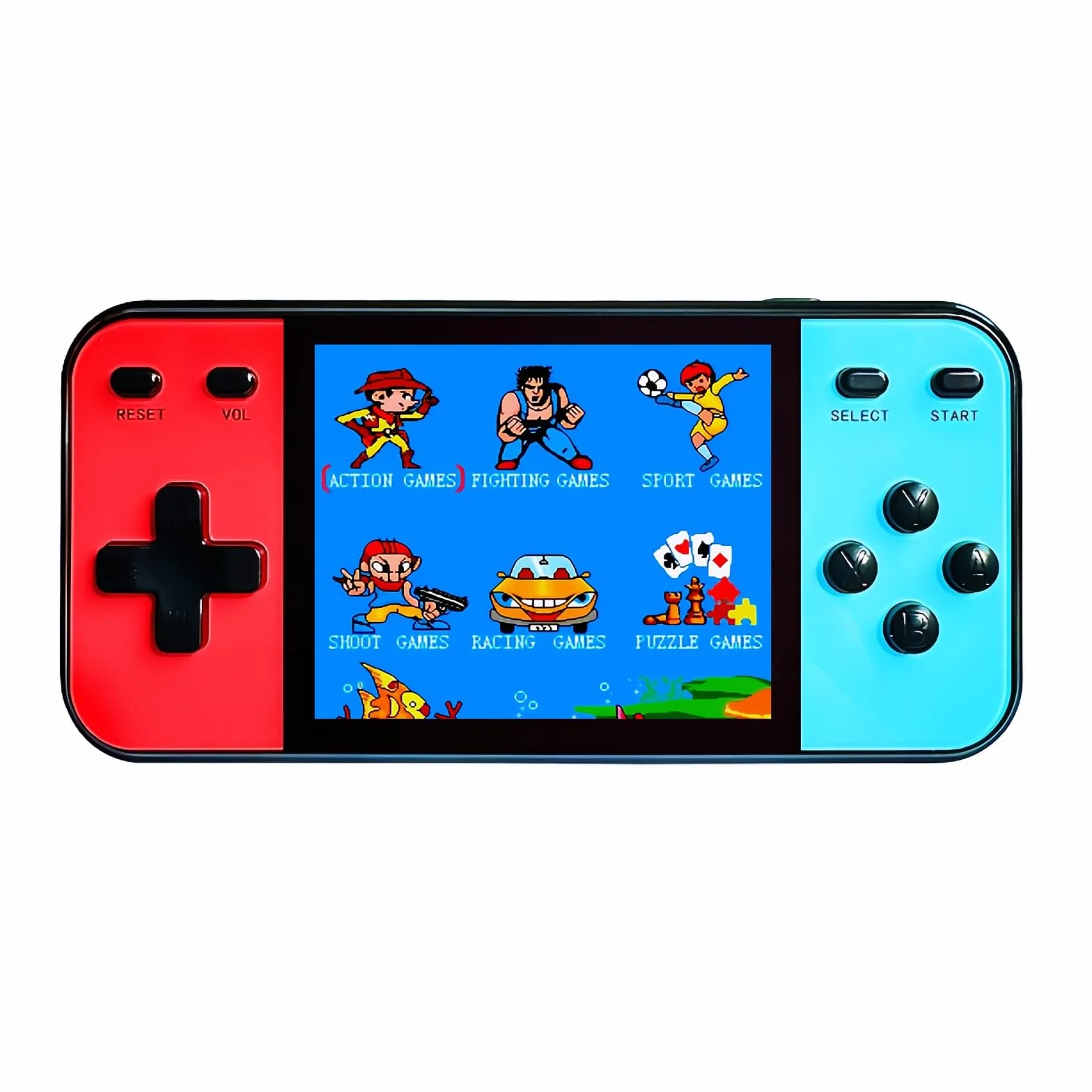 Console de Jeux Vidéo Portable 240 Jeux Connectable à la TV CZT 3.0