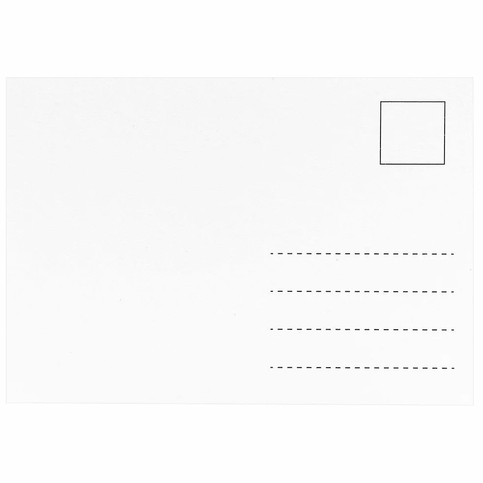 Cartes postales vierges blanches A6 10,5 x 14,8 cm 300 g/m² Lot de 100