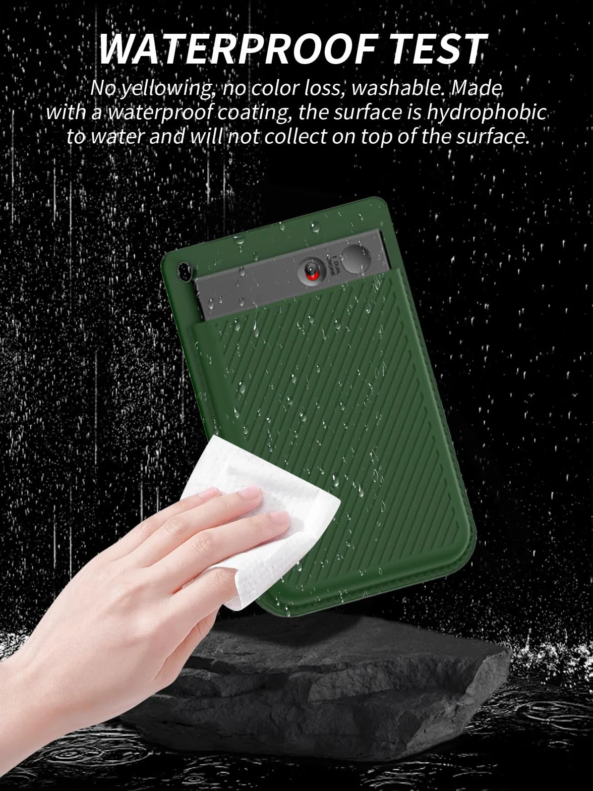Étui pour enregistreur vocal PLAUD Note AI, protection tout compris, lavable, vert