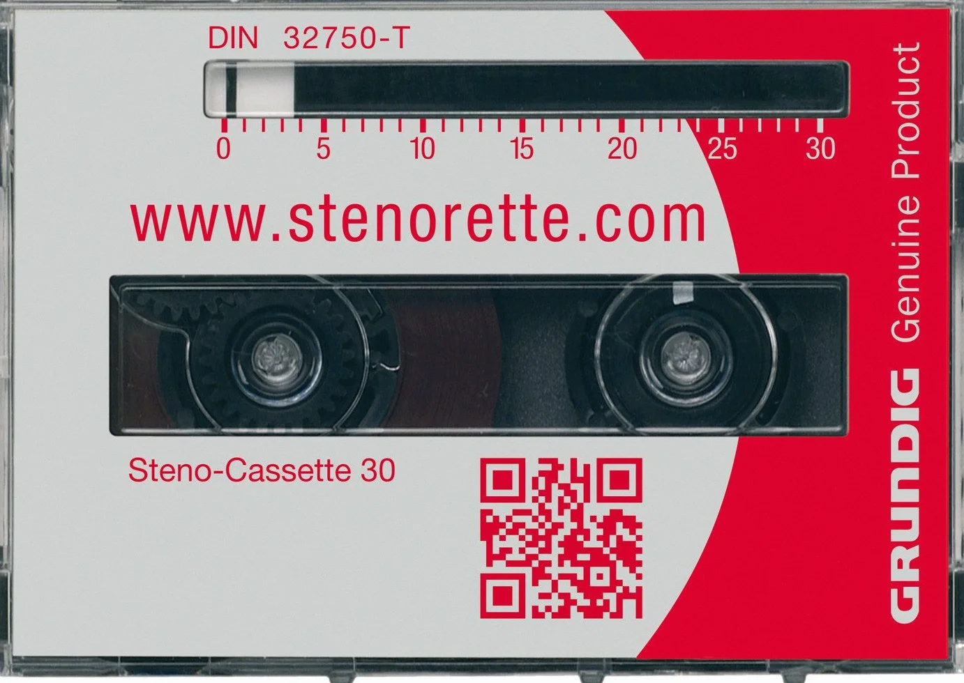 Grundig Sténo-Cassette 30, Durée d'enregistrement 30 min