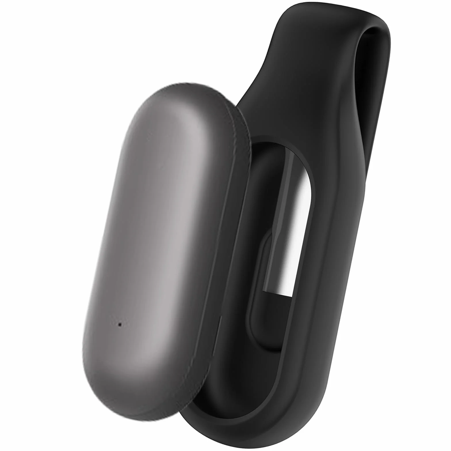 Étui en silicone souple pour enregistreur vocal PLAUD NotePin - Compatible avec NotePin AI (noir)