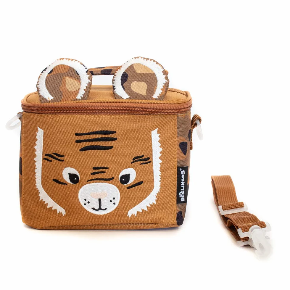 LES DÉGLINGOS Sac Isotherme Enfant Lunch Bag Repas Bandoulière Isolant PEVA Polyester Recyclé