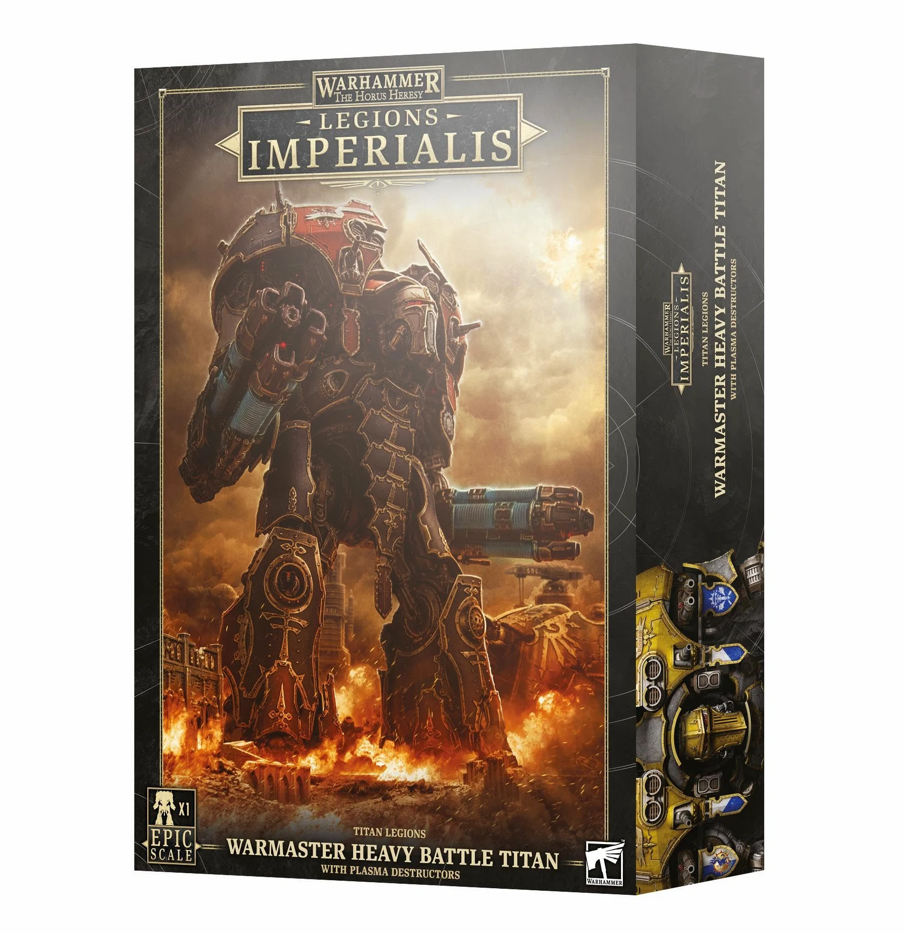 Warhammer Games Workshop Legions Imperialis – Warmaster Heavy Battle Titan avec destructeurs Plasma [échelle épique]