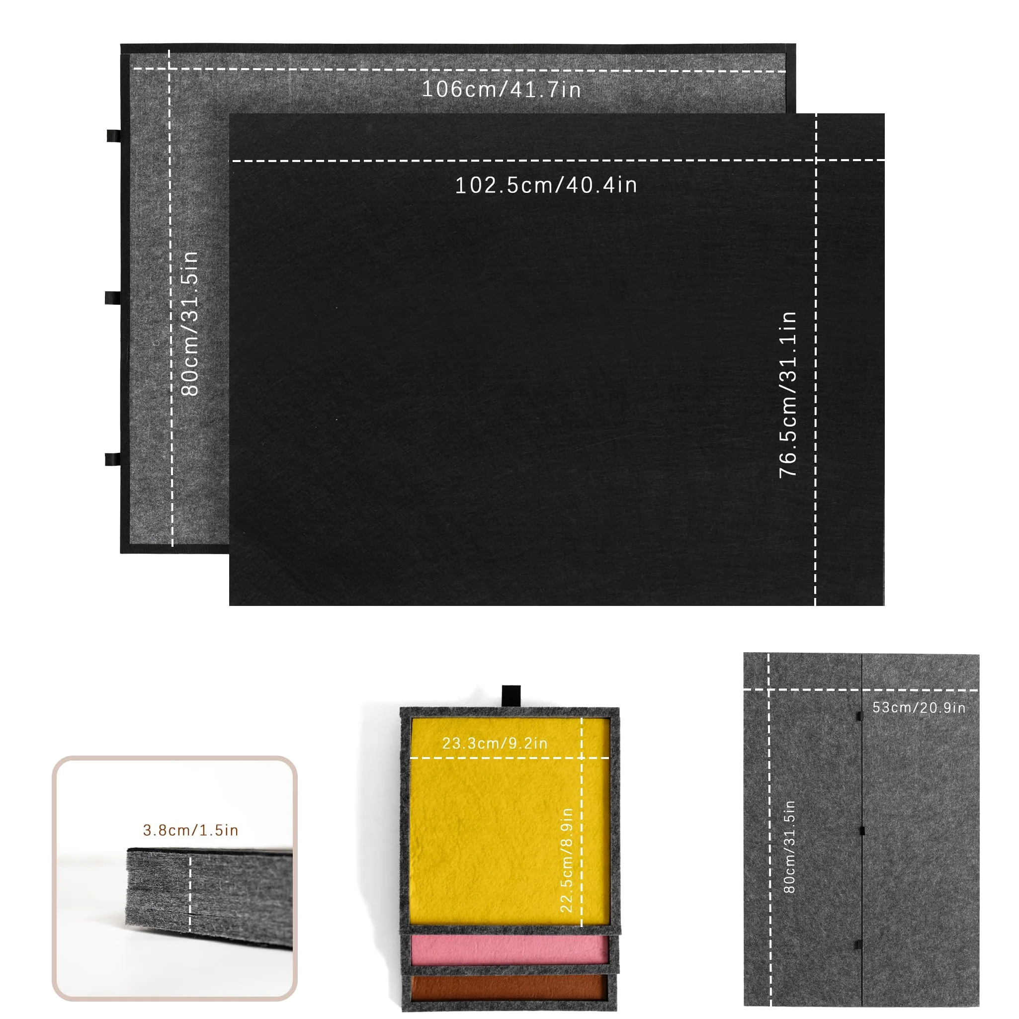 Planche à puzzle pliable et inclinable de 2000 pièces avec 6 tiroirs et couvercle, table de puzzle portable avec support intégré pour réglage de l'angle, pour puzzle de 2000, 1500 et 1000