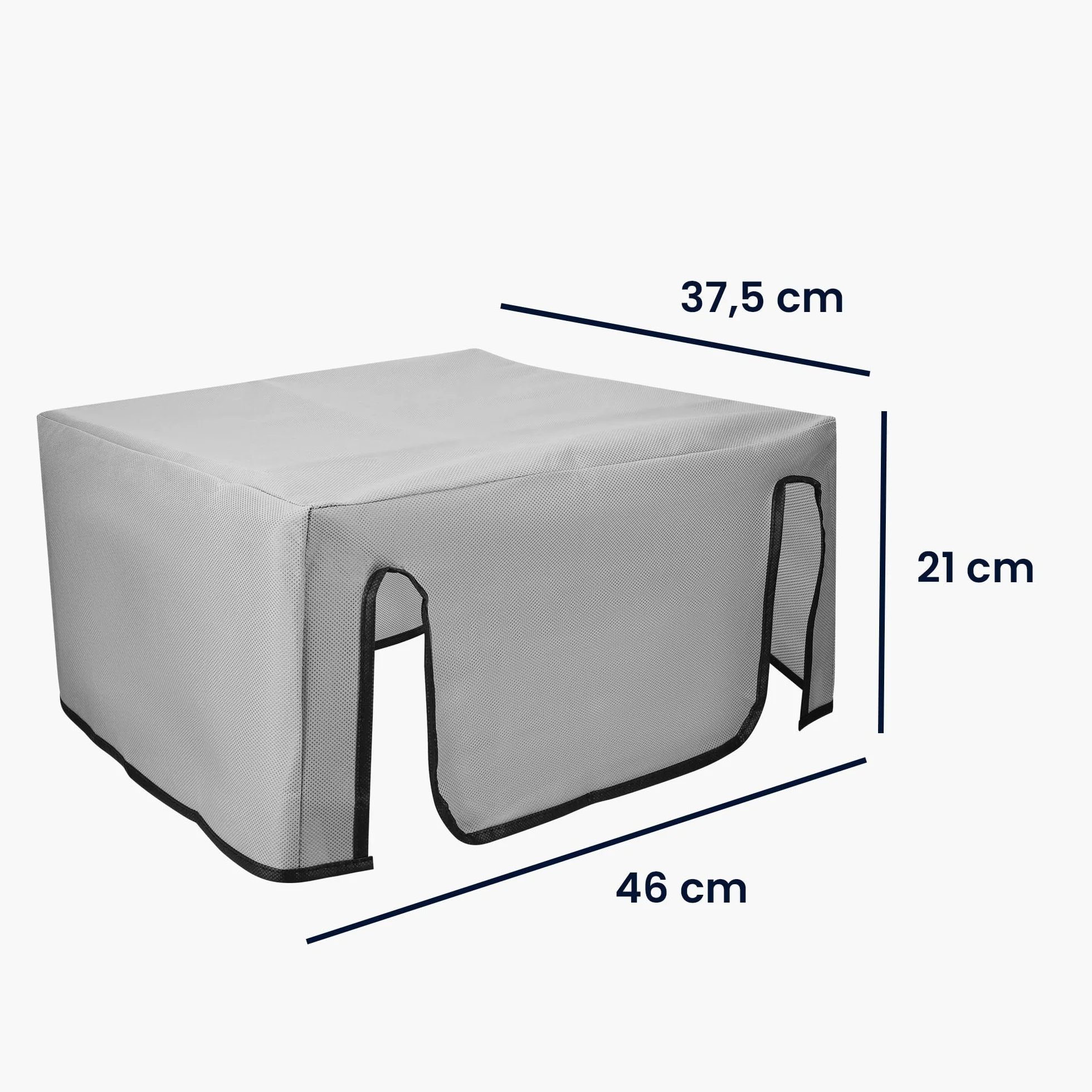 kwmobile Housse de protection pour imprimante Canon Pixma TS9550 G6050 TR7550 TR8550 gris clair
