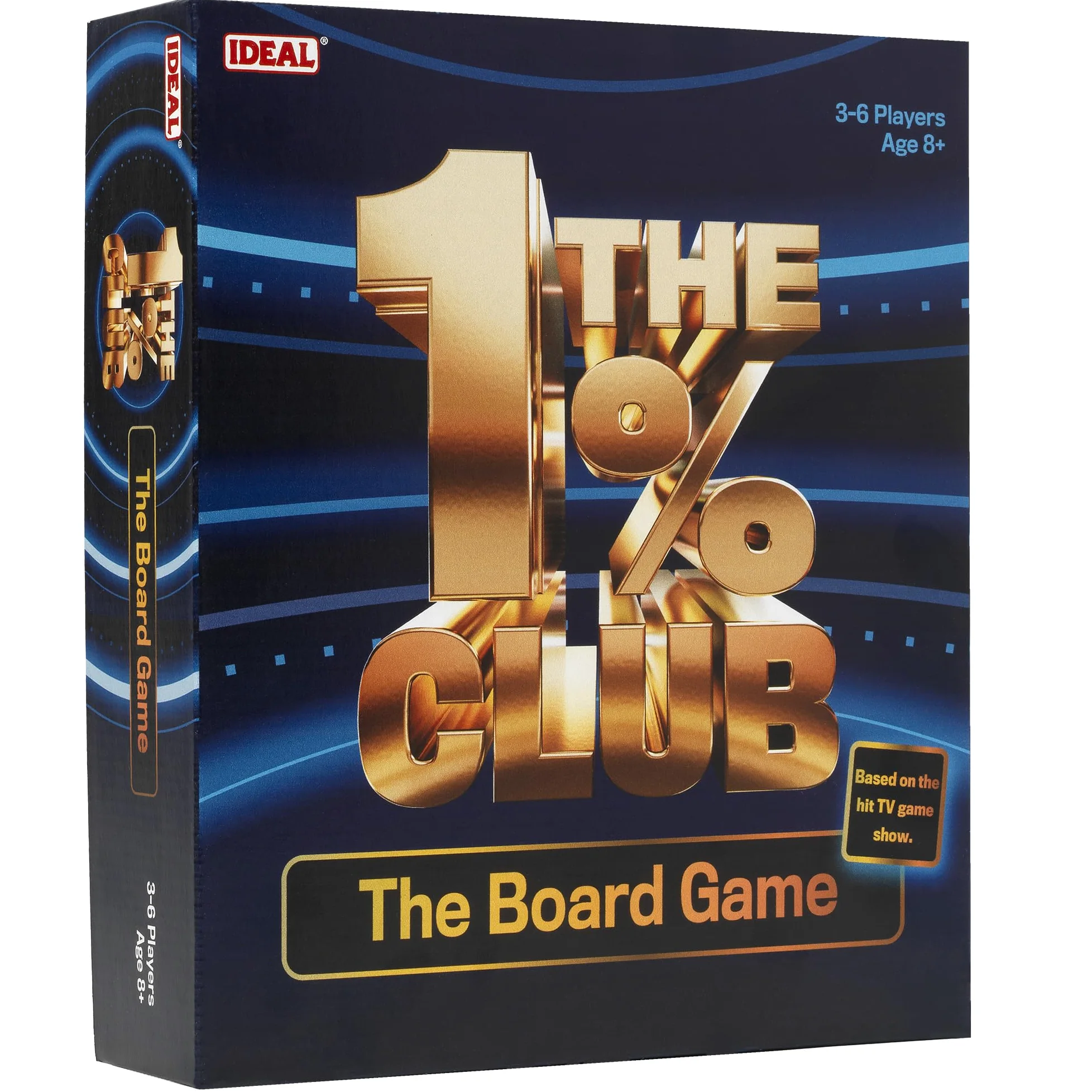 Ideal Le Club 1% : Le Jeu de Société | Jeux de Famille | 3-6 Joueurs | 8 Ans et Plus