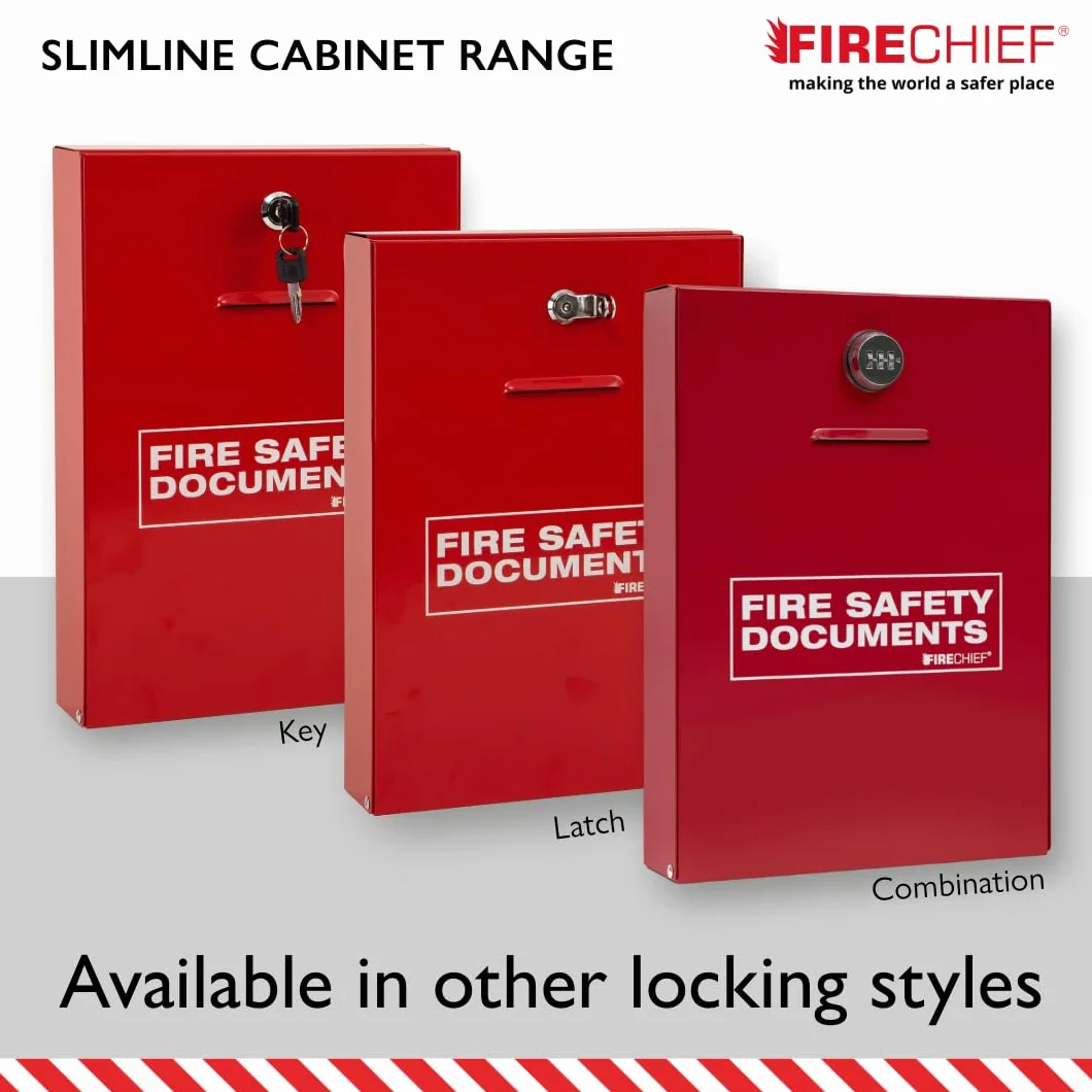 Firechief DHS2 Casier porte-documents verrou rouge