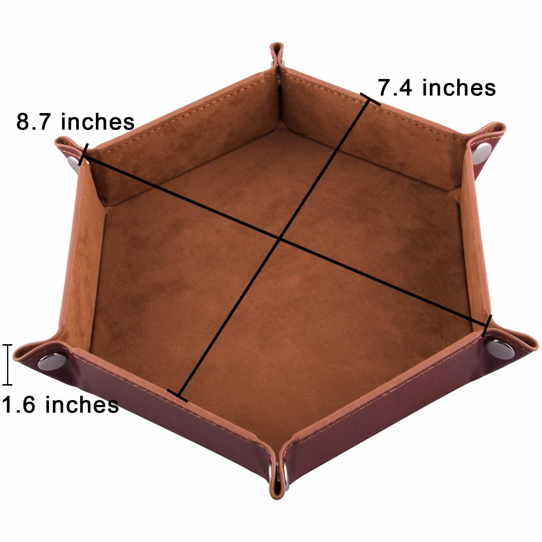 SIQUK 4 Pièces Piste de Dés Cuir et Velours Plateau Pliable pour DND RPG Jeux de Table Gris Chameau Rouge Noir
