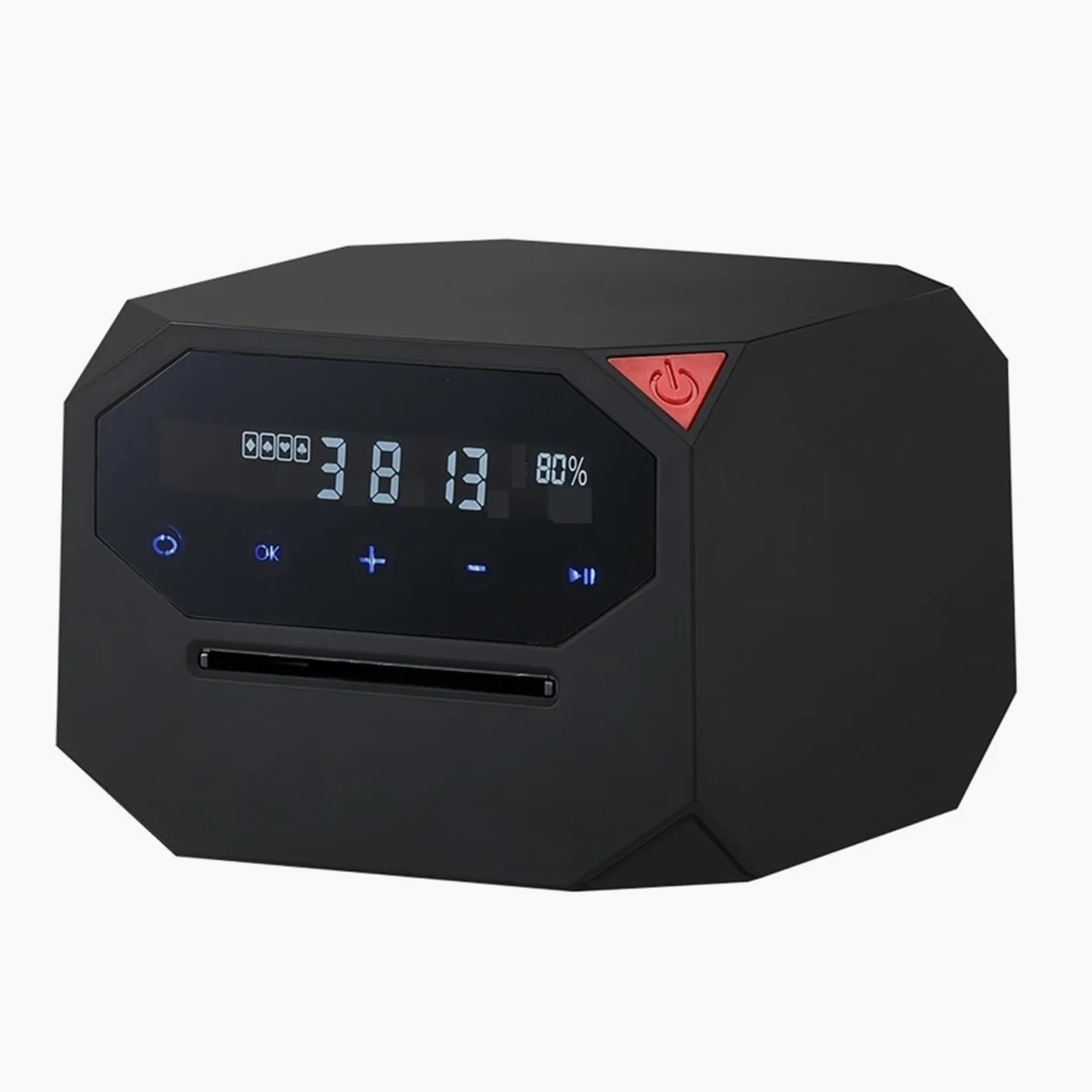 Mélangeur Automatique de Cartes Rechargeable 2500 mAh Compact et Portable(Zwart)