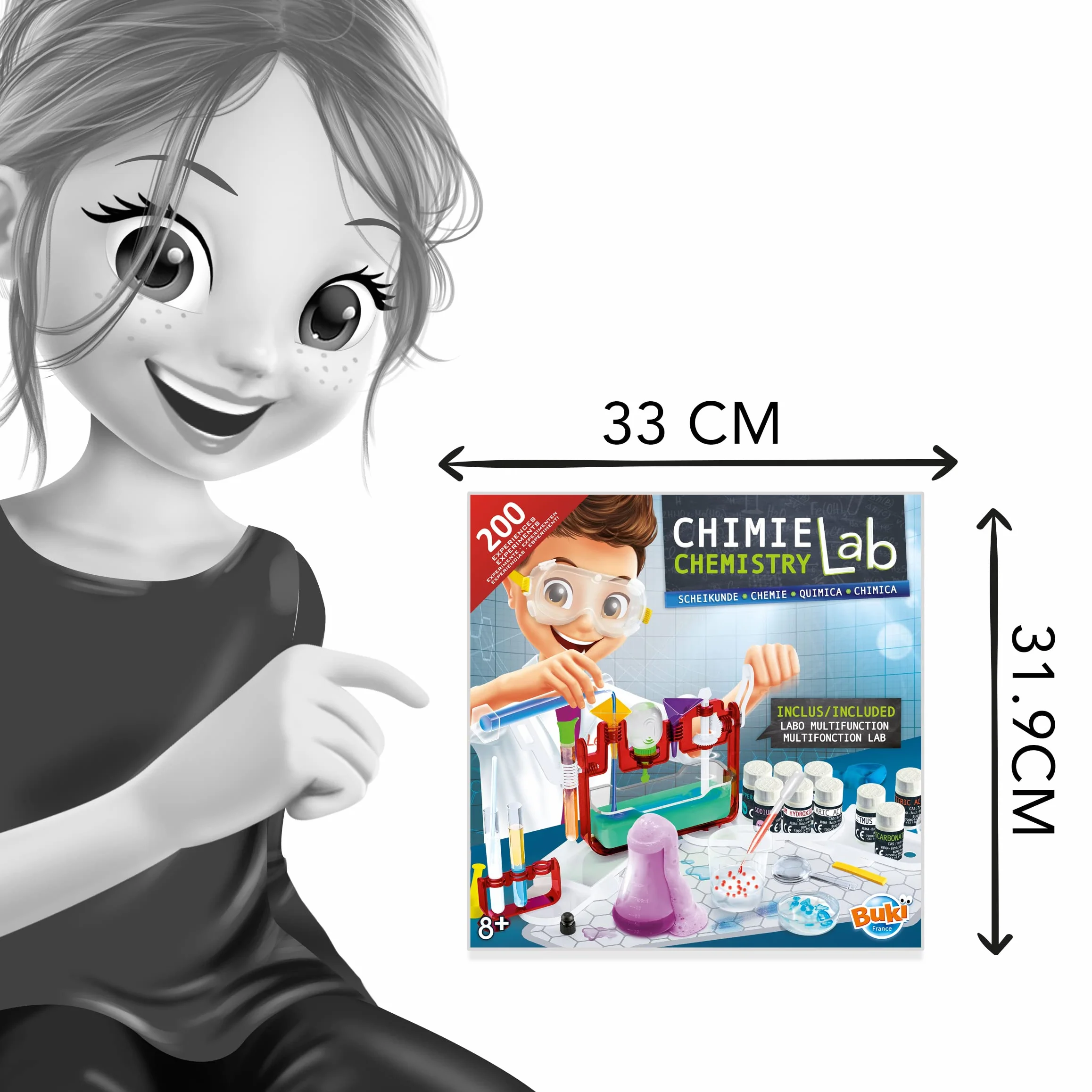 Buki 8364 Chimie lab 200 expériences