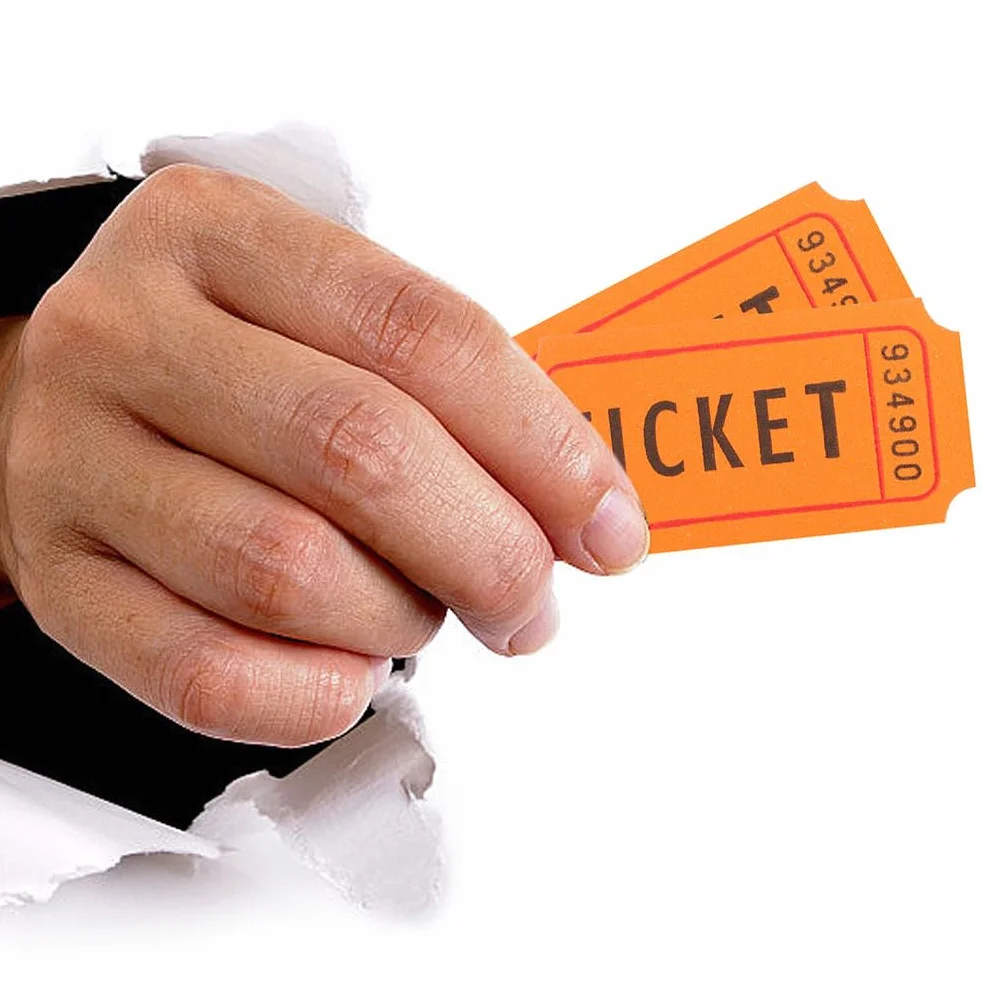 COLLBATH Billets De Tombola Numérotés 200 Pièces pour Événements Fêtes Jeux De Société