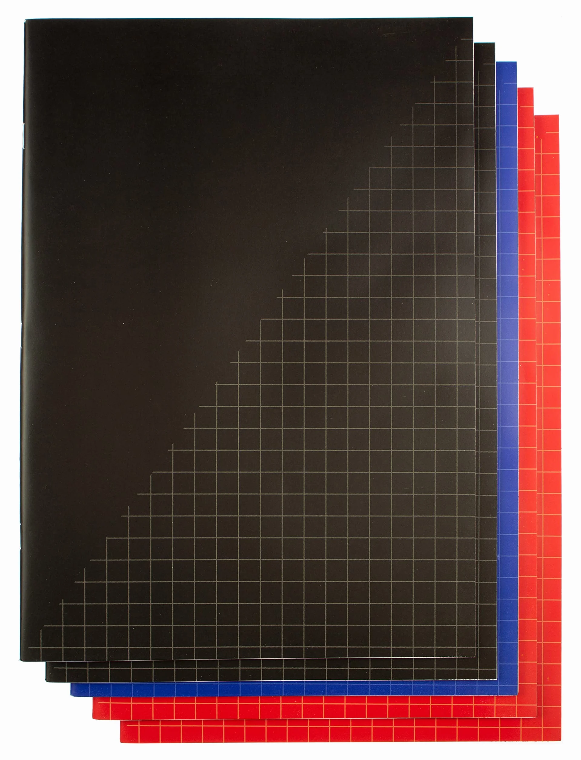 Kangaro Cahiers d'écolier A4 cartographiés 10 mm 80 feuilles Lot de 5