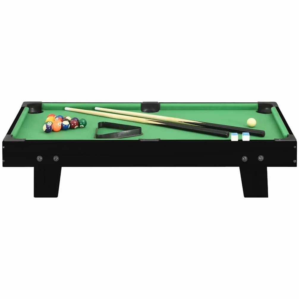 Mini table de billard pour enfants et adultes, 92 x 52 cm, kit de jeu pour la maison, table de billard compacte avec queue et boules