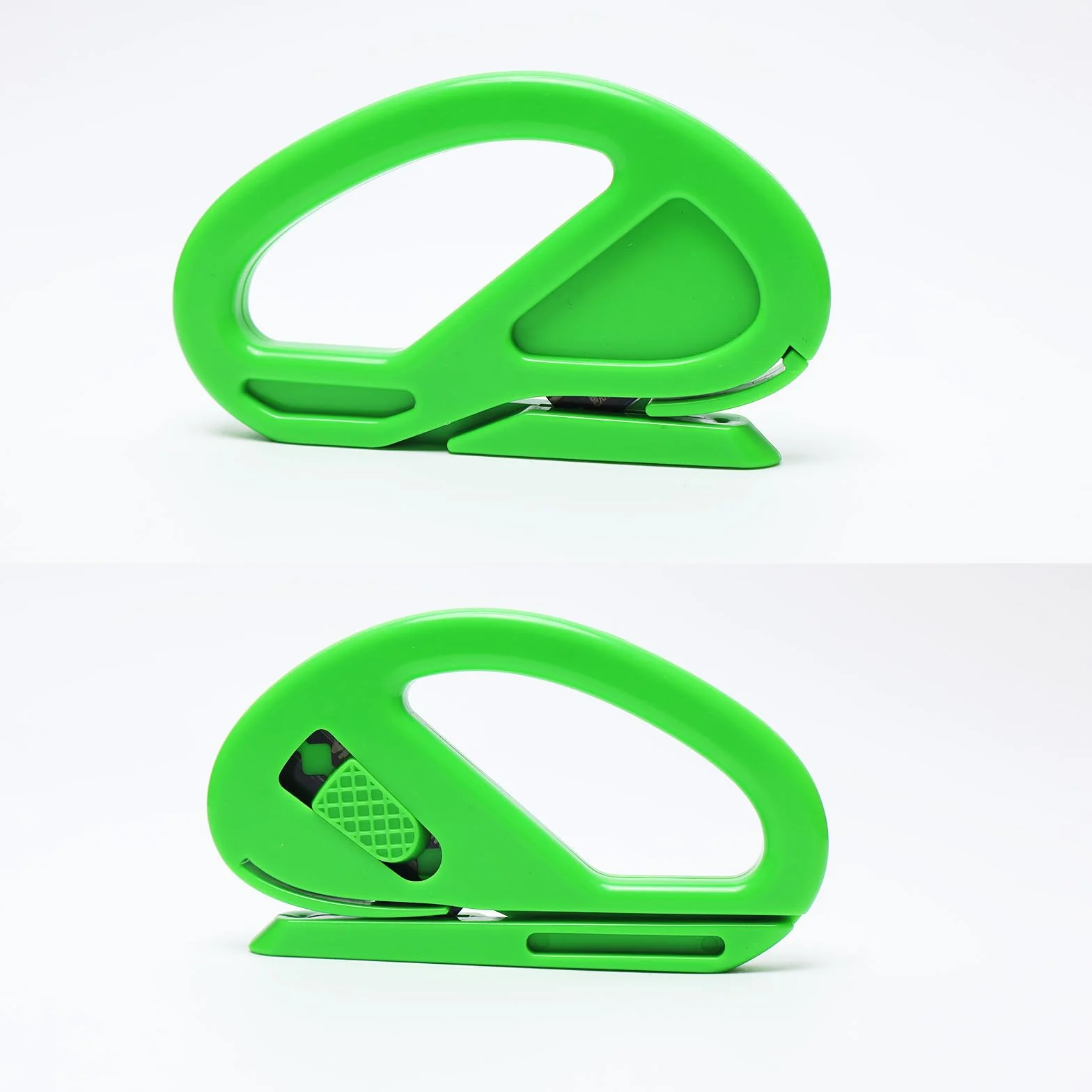 Coupe-papier cadeau coulissant vert Lot de 2, découpe papier d'emballage