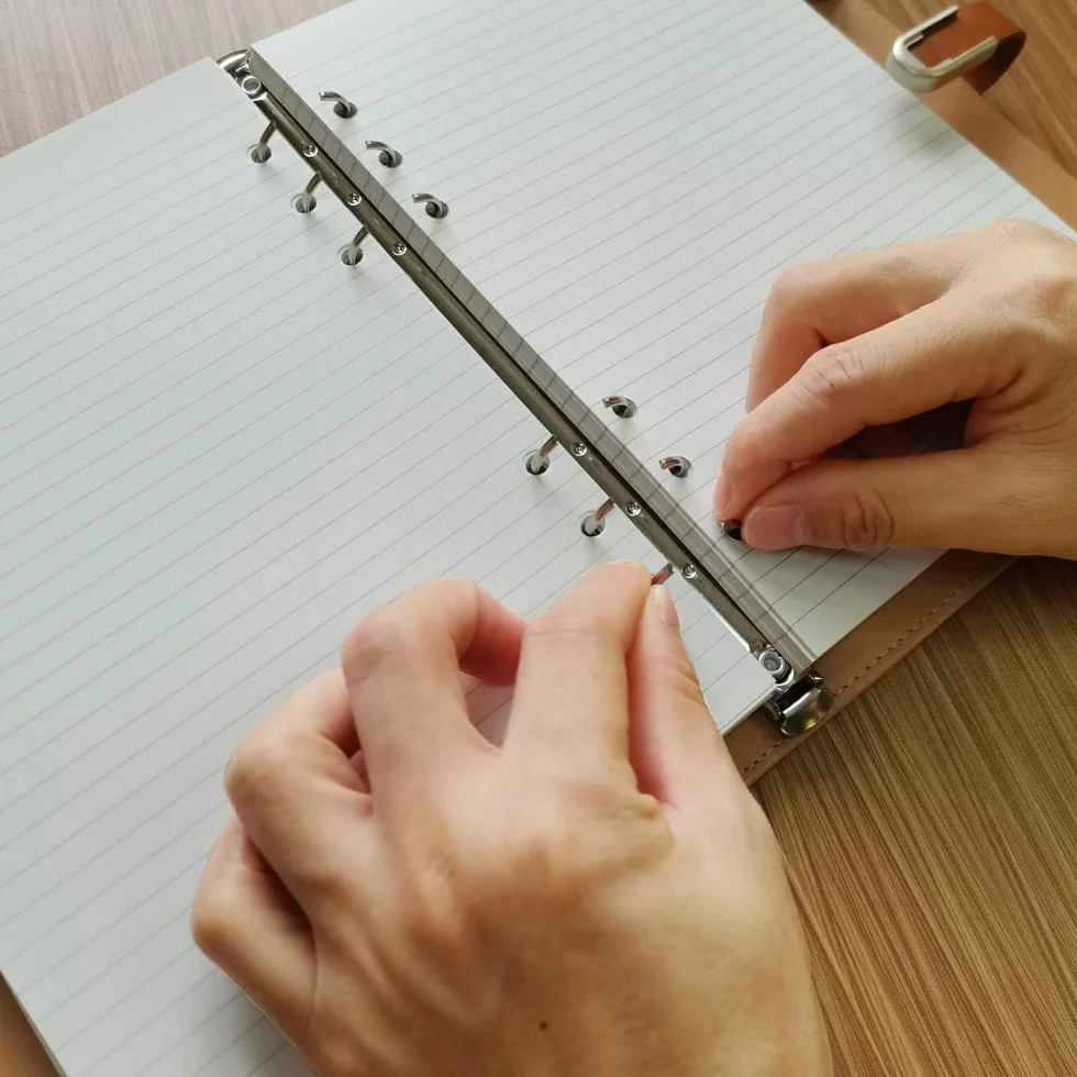 Filofax recharge papier ligné A5 500 feuilles 100 g/m² 14x21 cm perforé 6 trous