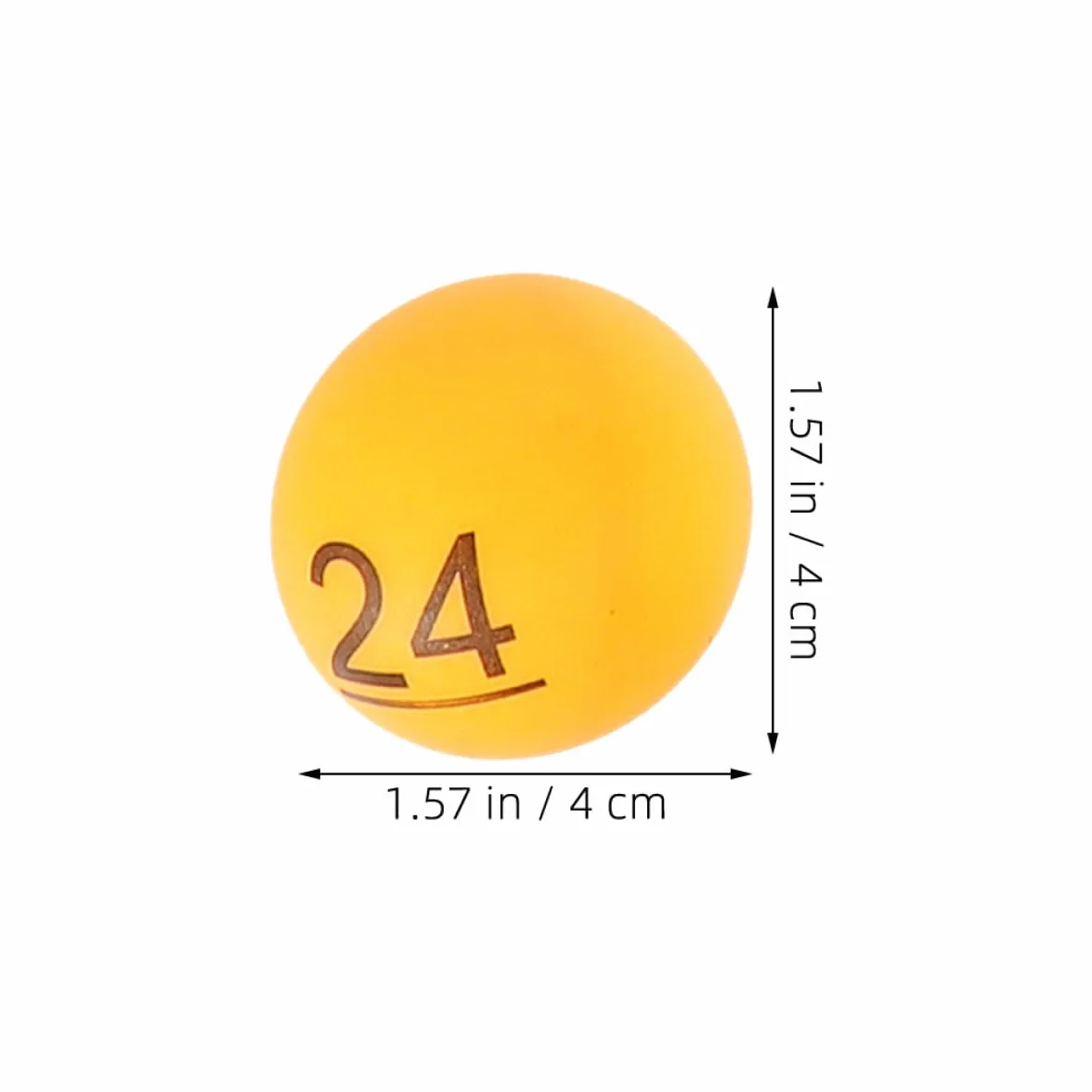 Boules de Loto Numérotées 1 à 90 en Plastique Coloré 4 cm pour Jeux de Bingo et Tombola