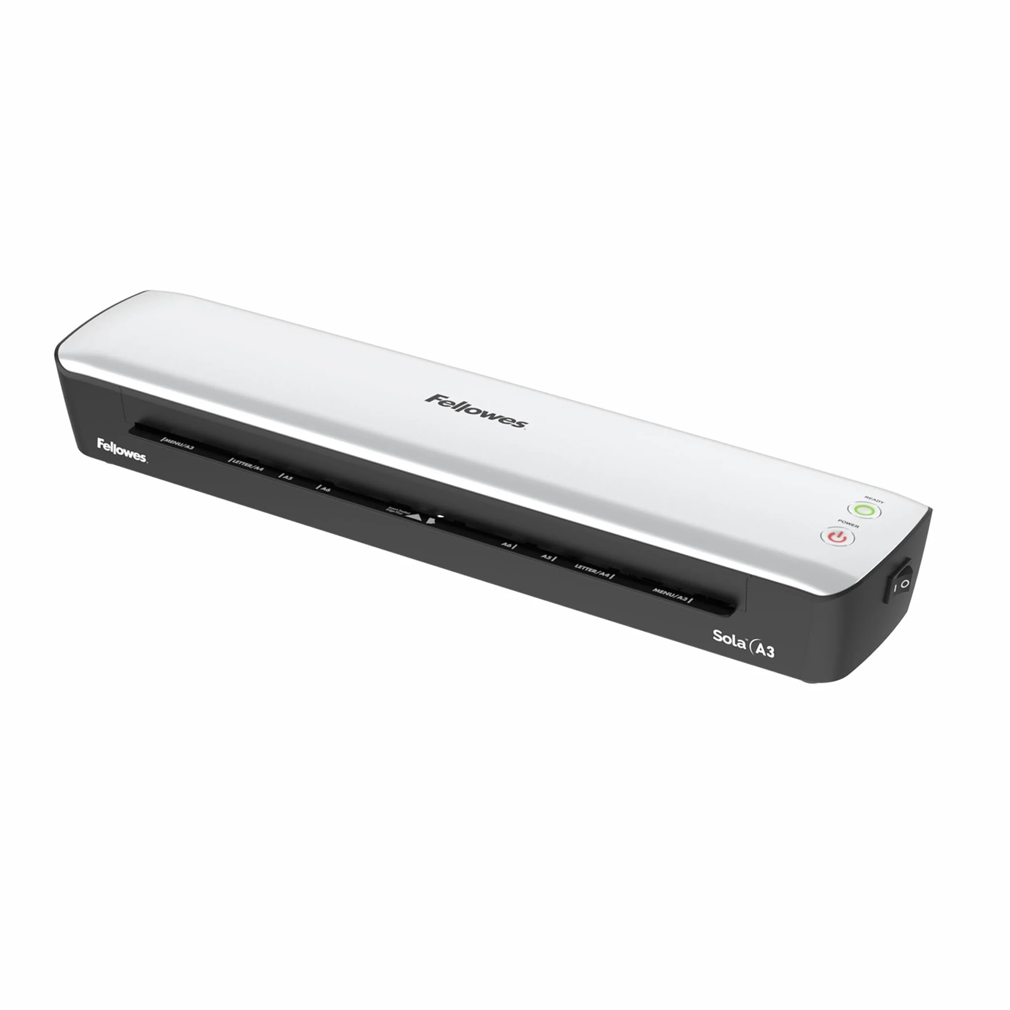 Fellowes Plastifieuse Sola A3, 125 Microns, Anti-Bourrage, Arrêt Automatique, Blanc