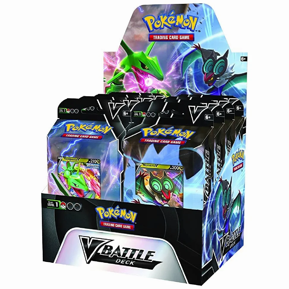 Pokémon – JCC Pokémon : Deck de Combat Rayquaza V vs Bruyverne V (aléatoire) - Jeu de Cartes - à partir de 6 Ans - 2 Joueurs - 10 Minutes de Temps de Jeu ou Plus