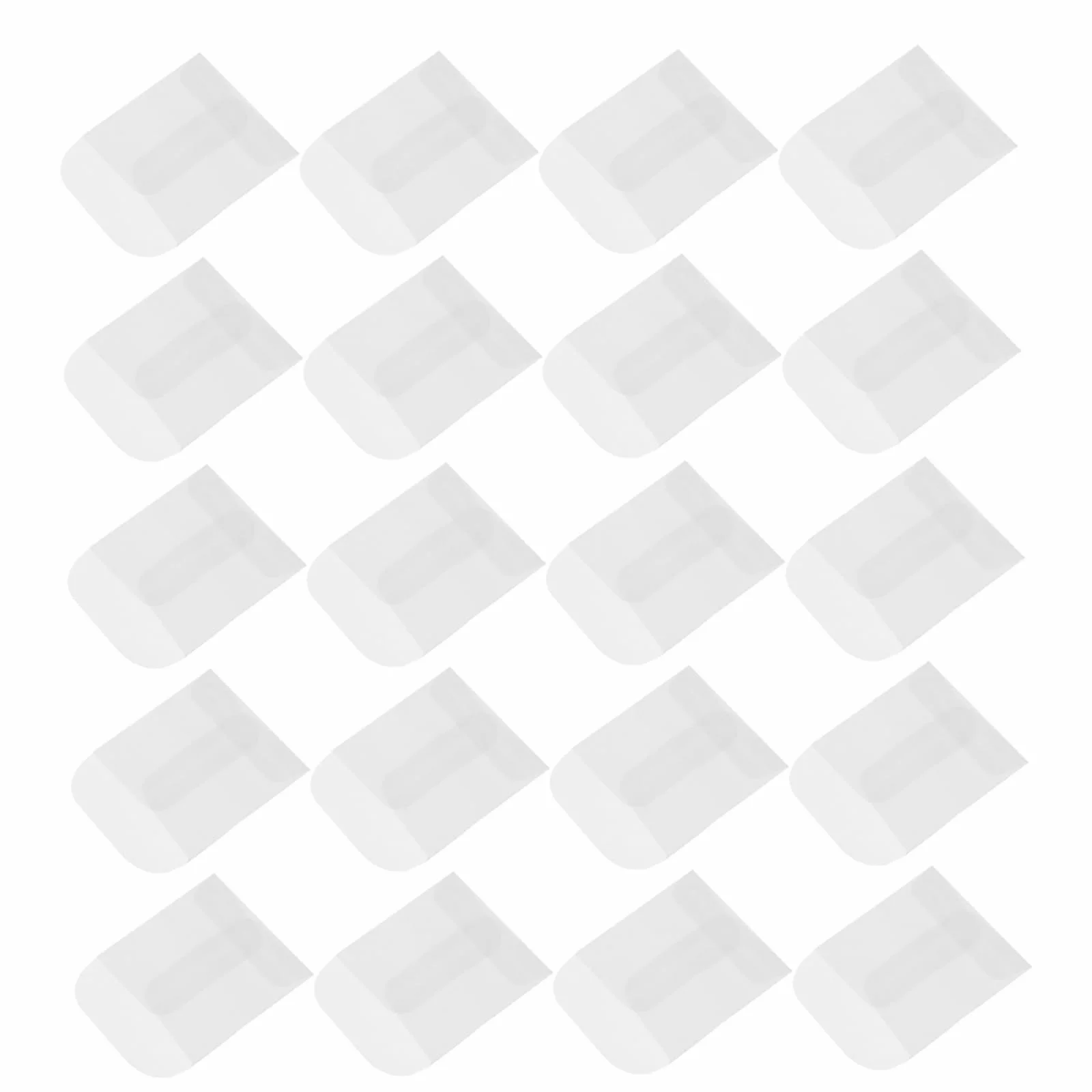 TEHAUX Mini Enveloppes Transparentes 3x5 cm 50 Pièces Pochettes Pour Bijoux Étiquettes Cartes De Visite