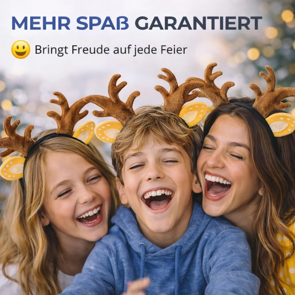 Chapeau de chevreuil bois de cerf carnaval adultes enfants costumes