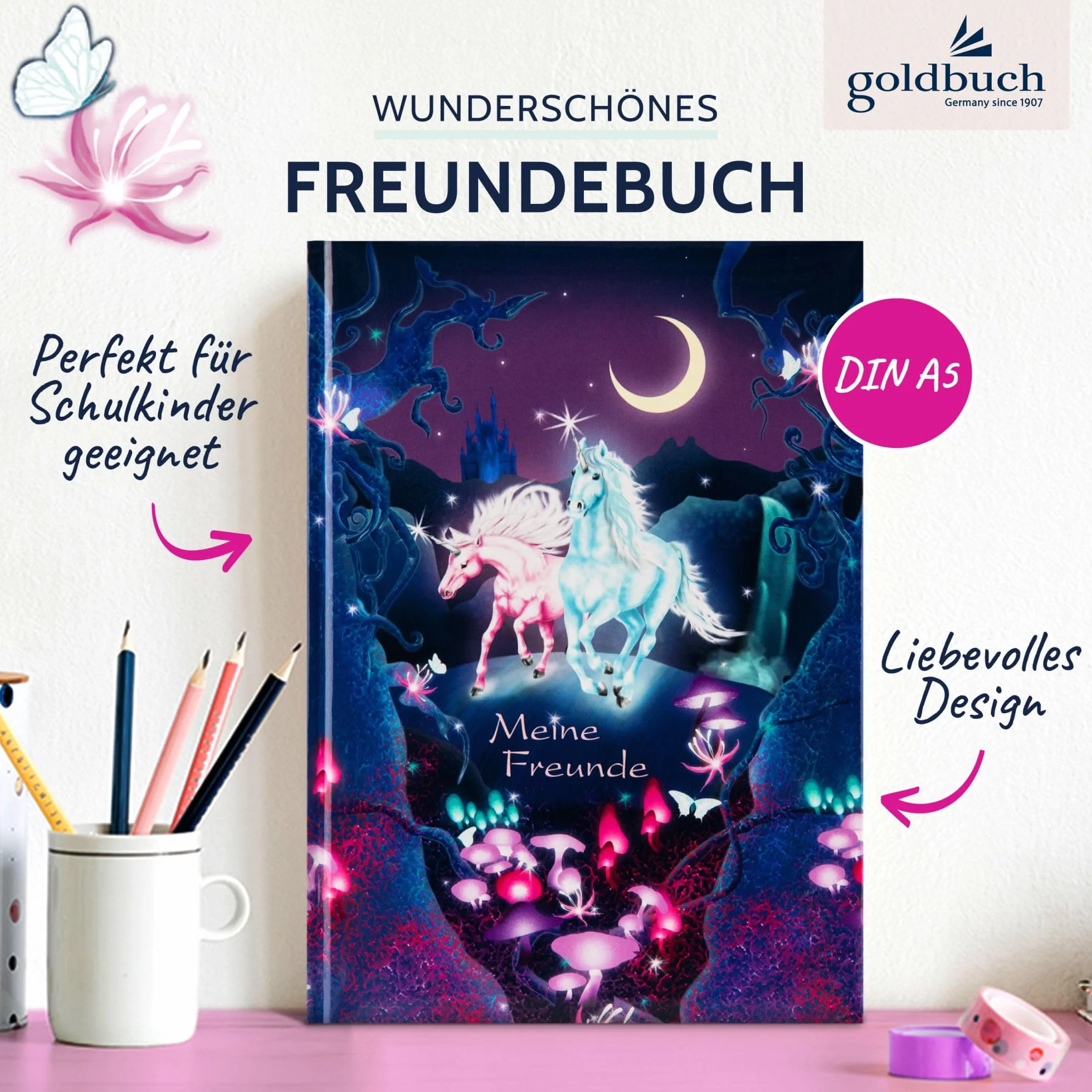 Freundebuch Unicorn A5